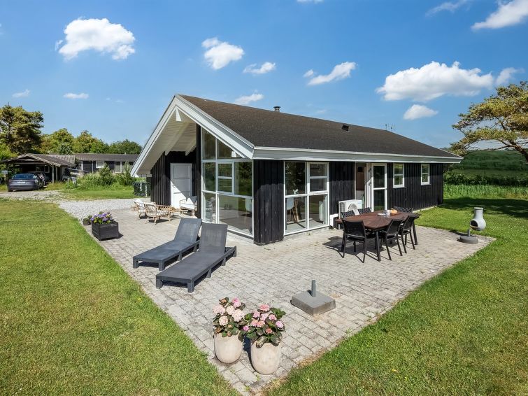 Vakantiehuis met open haard aan zee in Knebel · 87 m² in Knebel