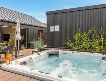 Op 800 m van zee: Ruim vakantiehuis in Glesborg met sauna en whirlpool - thumbnail 2