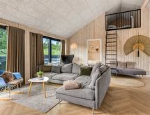 Op 800 m van zee: Ruim vakantiehuis in Glesborg met sauna en whirlpool - thumbnail 4
