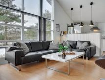 Vakantiehuis met open haard op 300 meter van zee in Ørsted - thumbnail 3