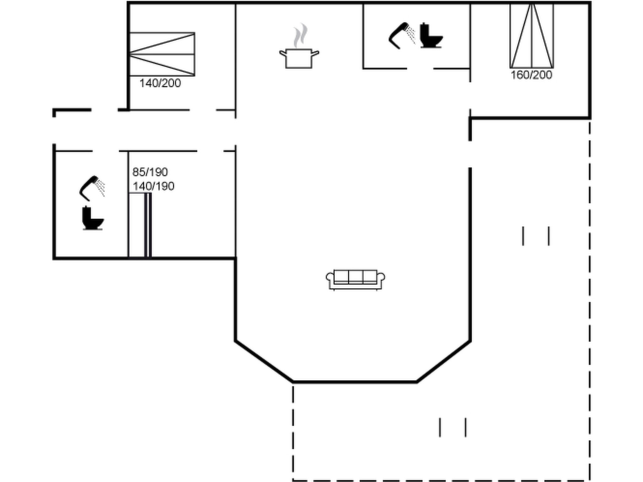 Maison "Ika" - 600m from the sea – Plan, photo 20 sur 20