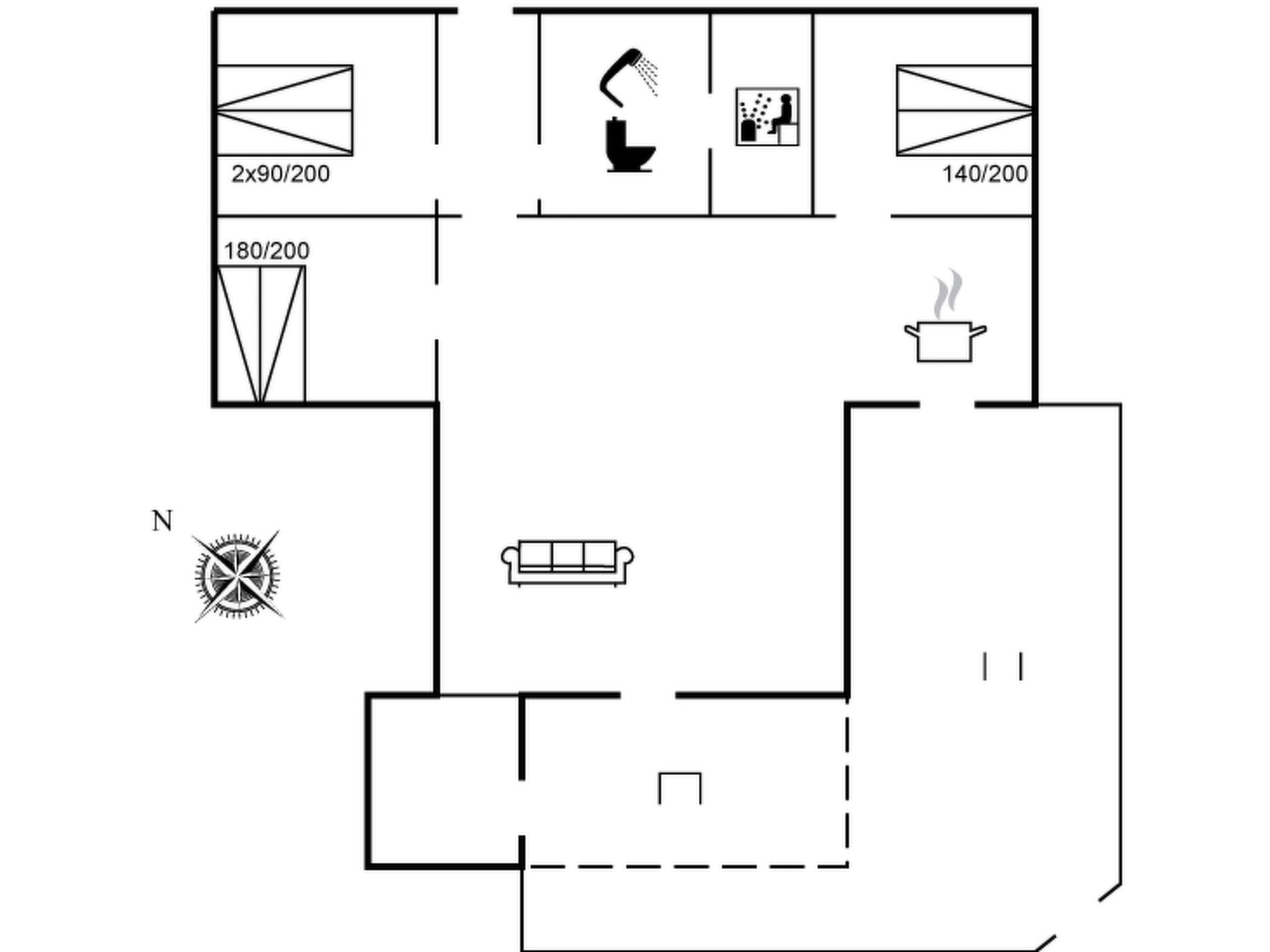"Aletha" - 180m from the sea-Dedans