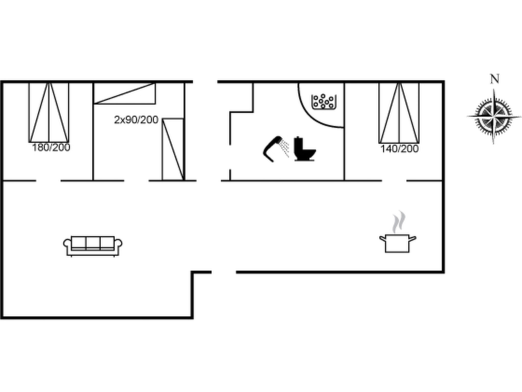 "Jil" - 750m from the sea - Inside