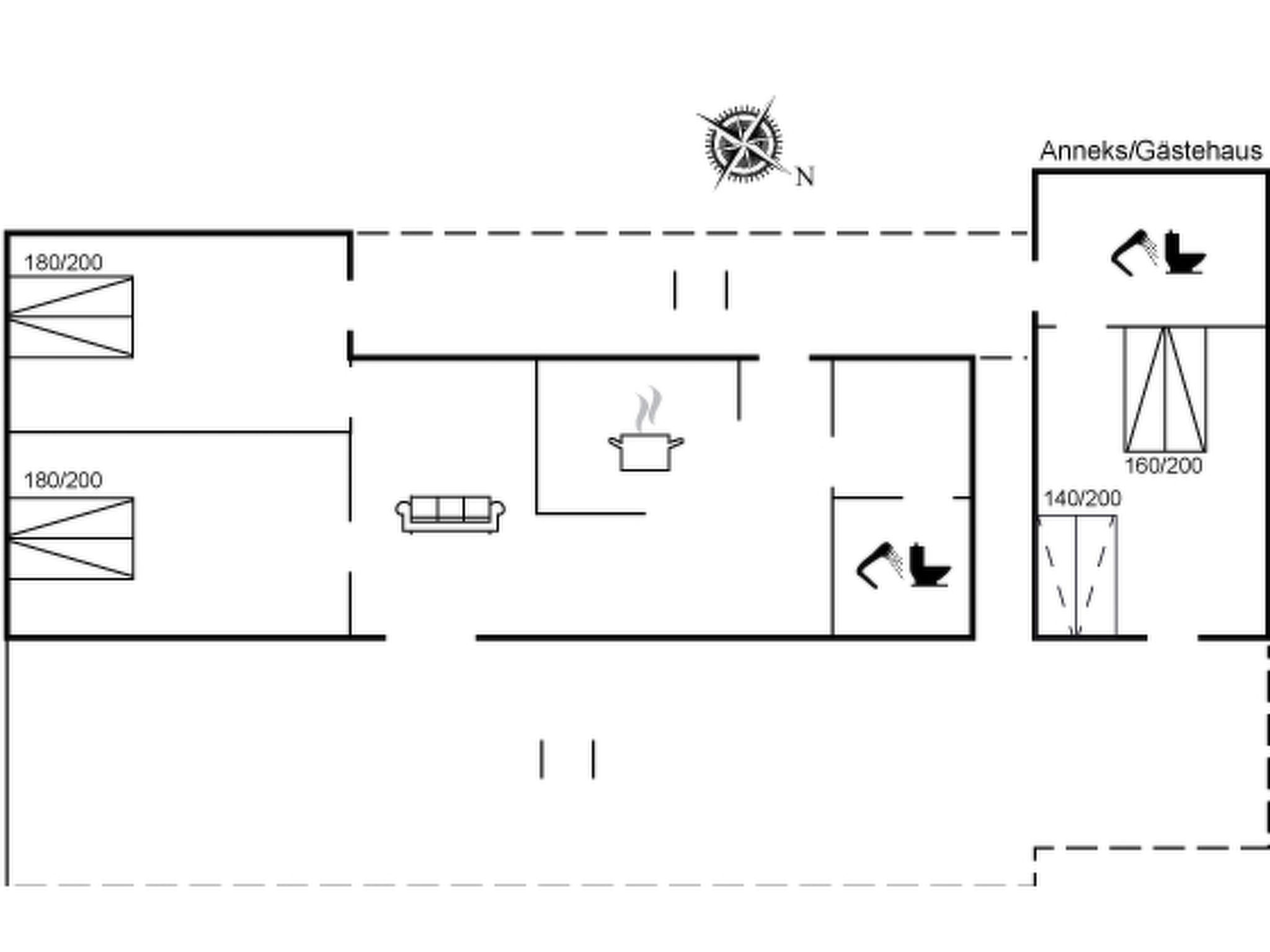 "Fay" - 25m from the sea - Inside