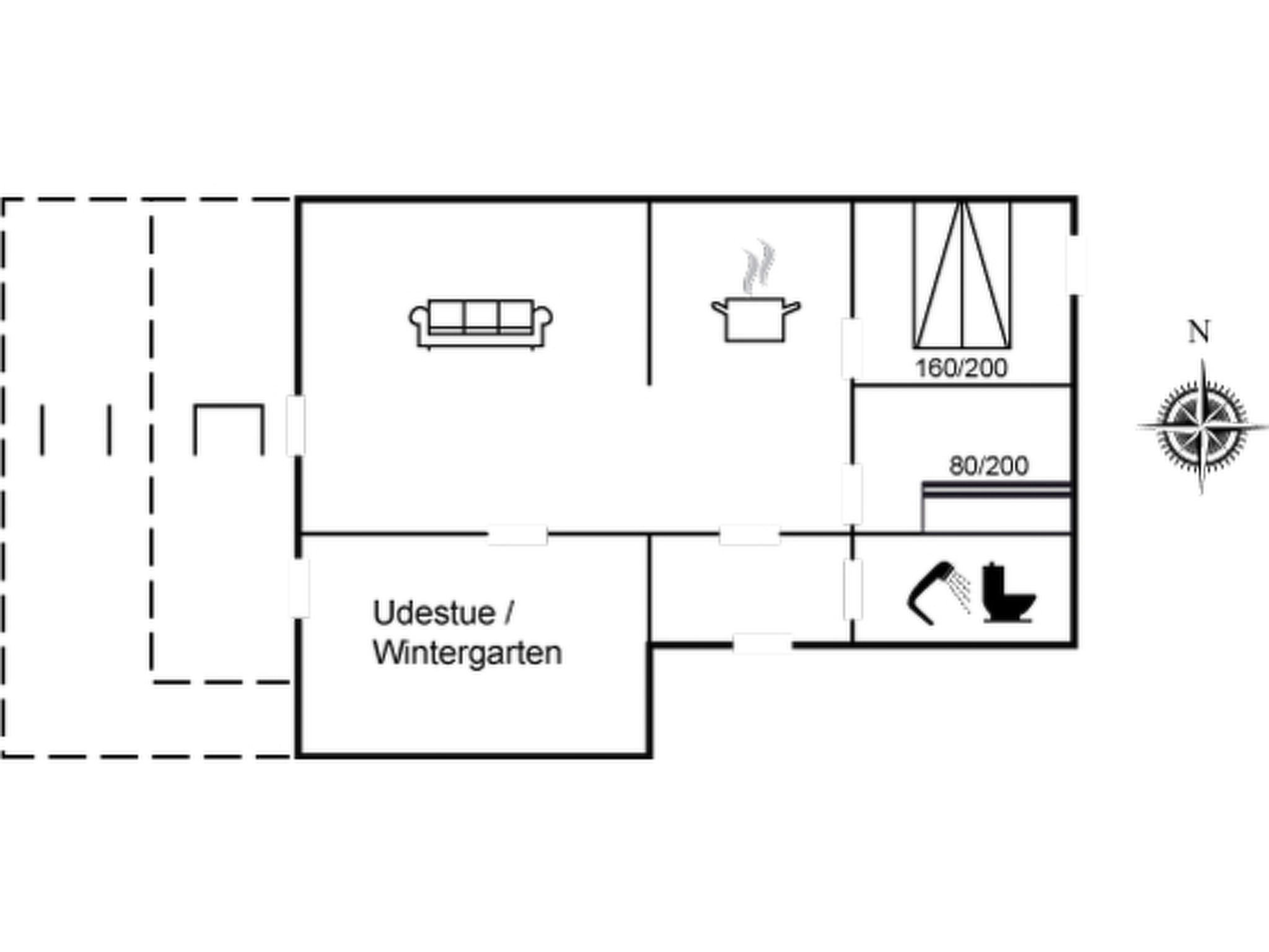 "Hakon" - 1km from the sea-Drinnen