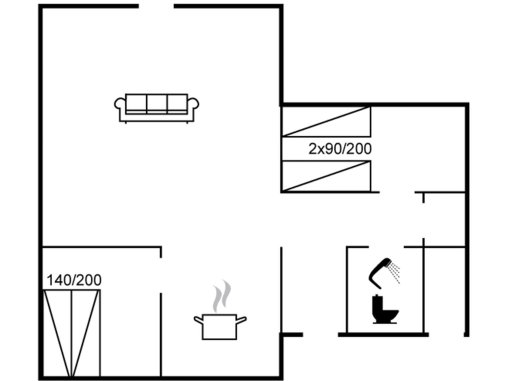 "Ginette" - 400m to the fjord - Binnen
