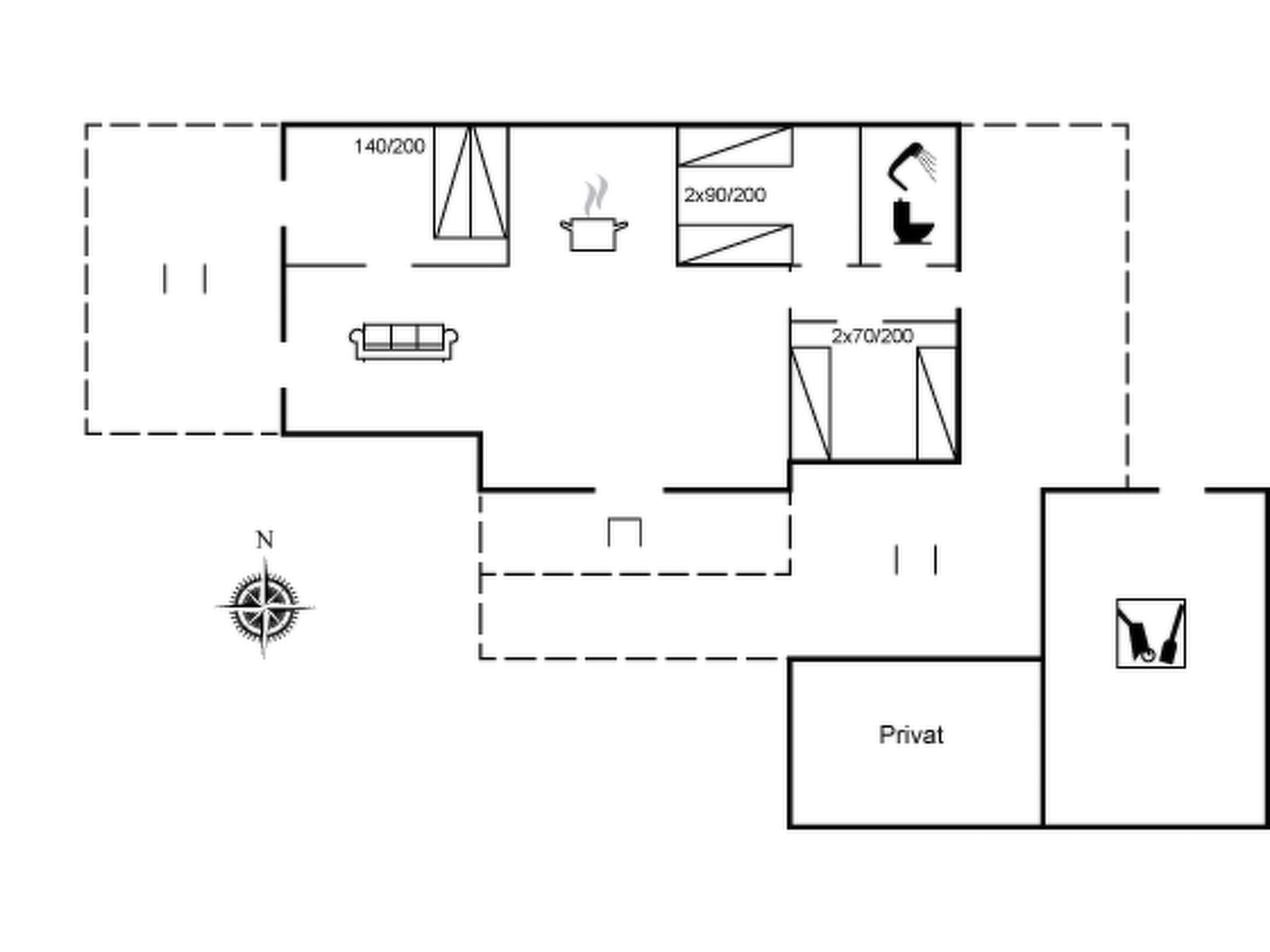 "Tenho" - 4.4km from the sea - Inside