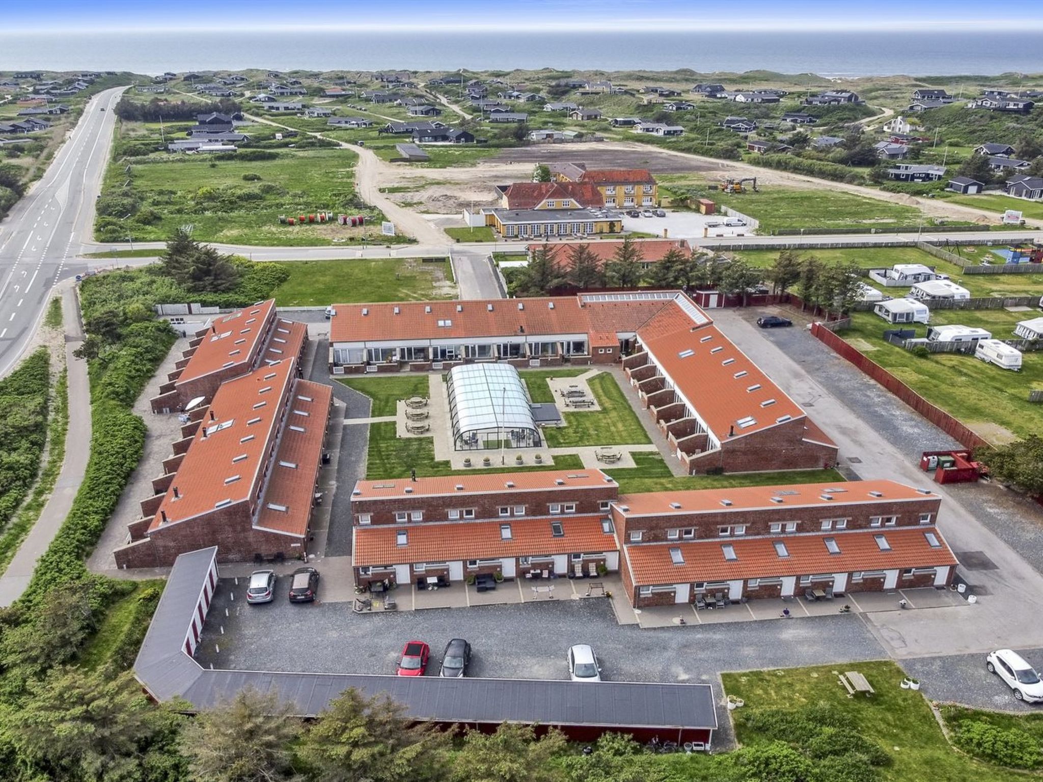 Appartement "Seppe" - 500m from the sea – Vue aérienne, photo 22 sur 23