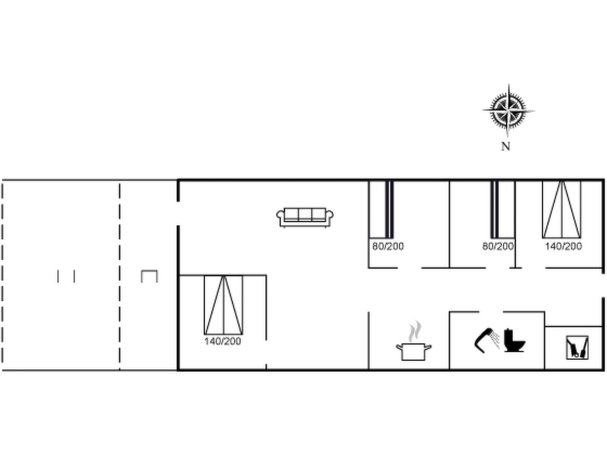 "Elsabet" - 750m from the sea - Dedans