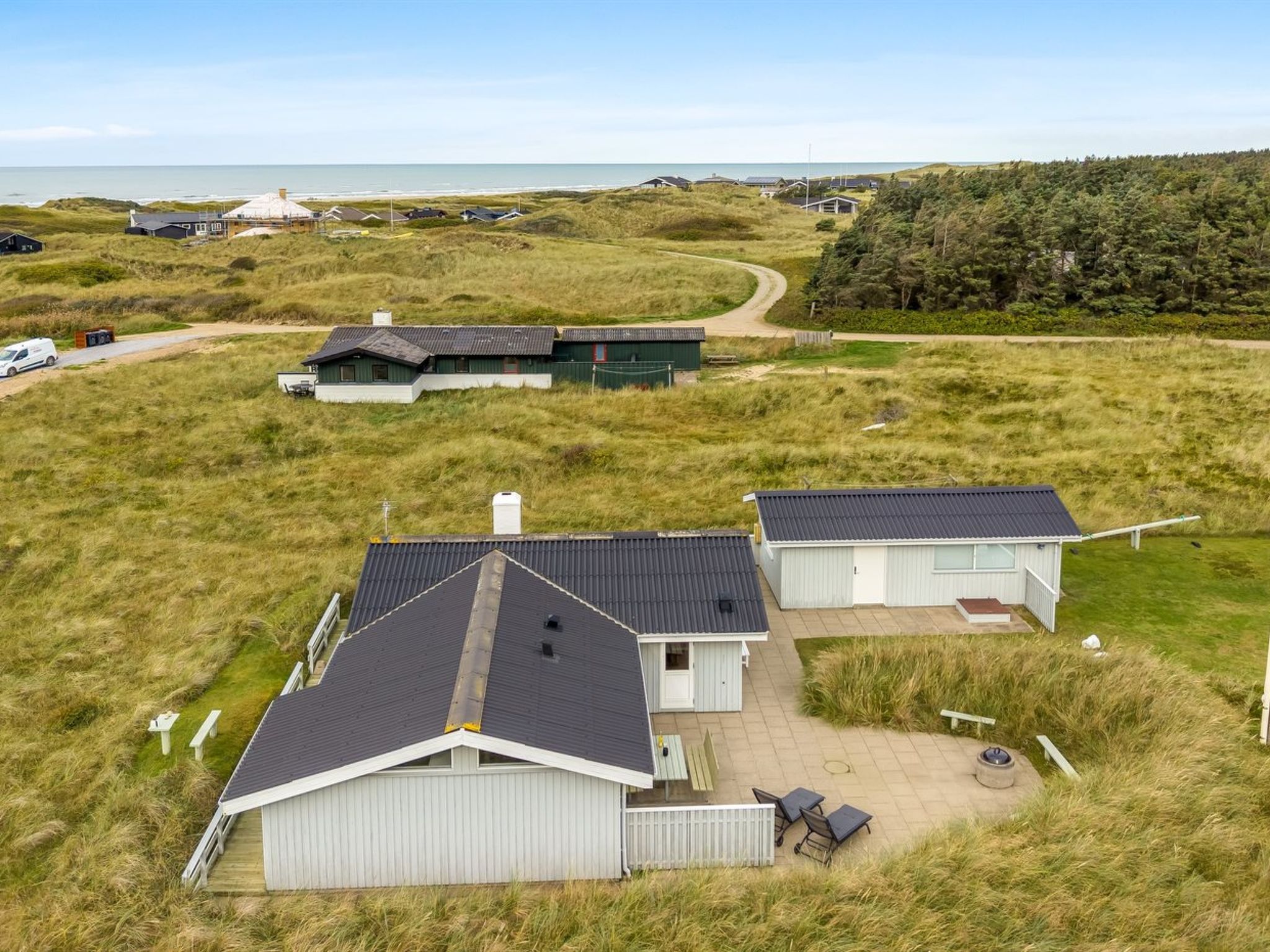 Maison "Fridgerd" - 300m from the sea – Vue aérienne, photo 24 sur 27