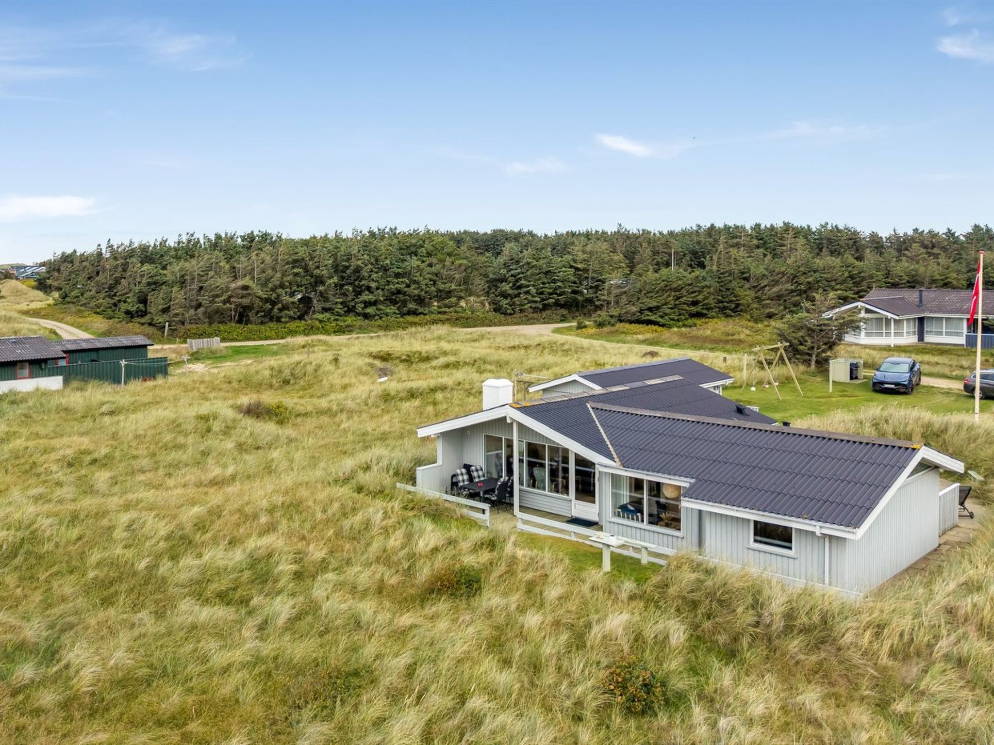 Maison "Fridgerd" - 300m from the sea – Vue aérienne, photo 25 sur 27