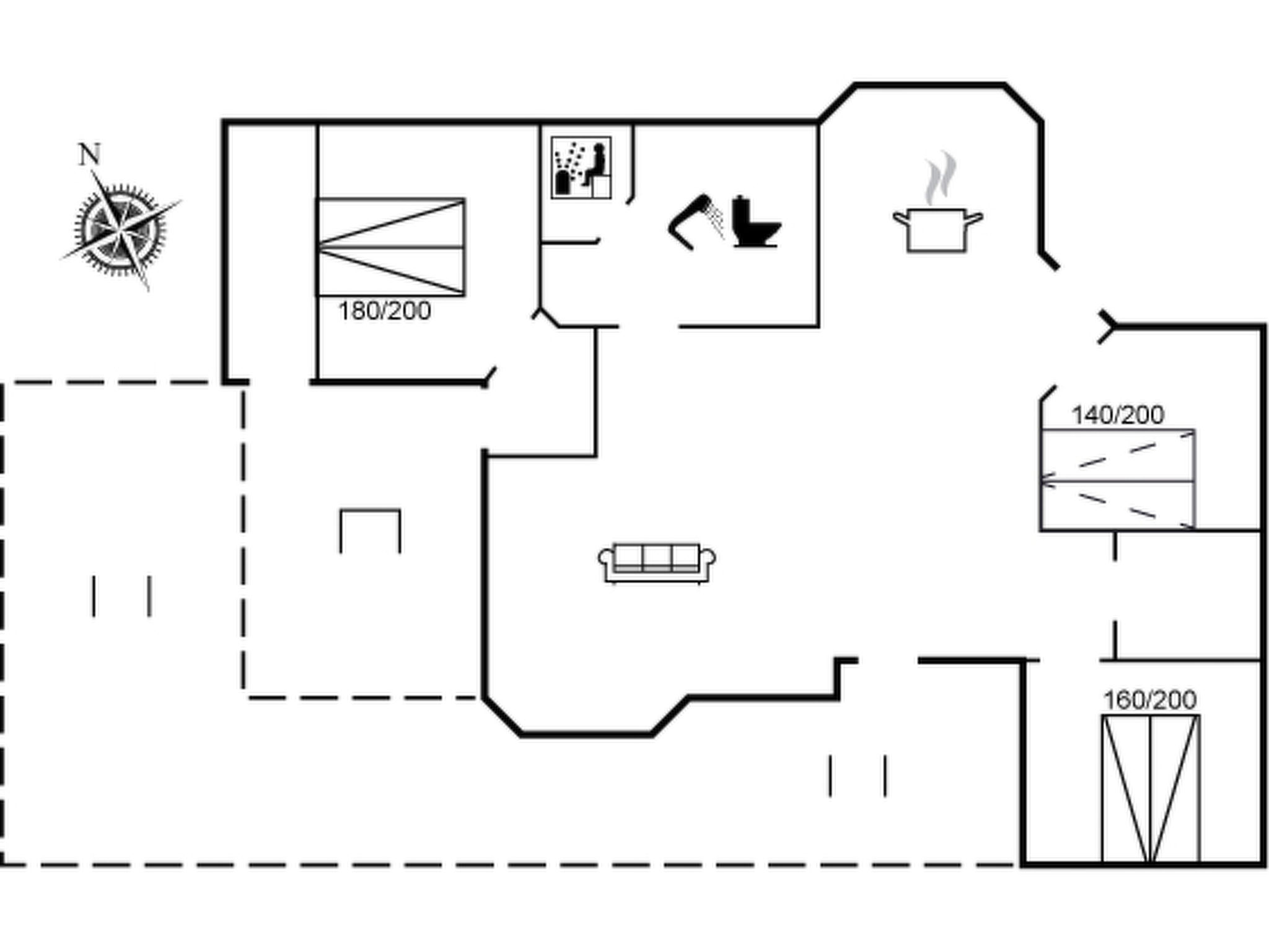 "Anthea" - 450m from the sea - Inside