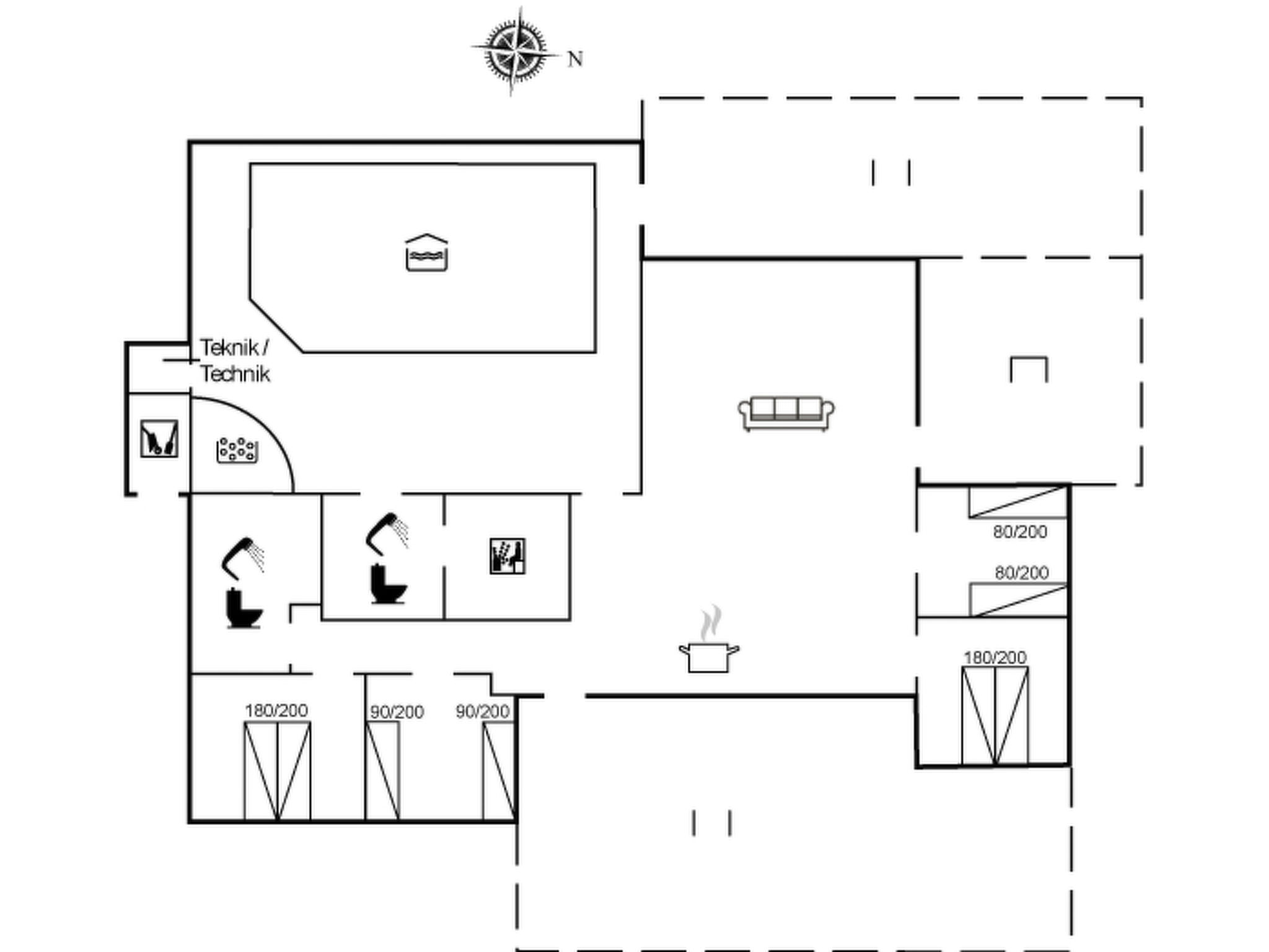 'Månviva' - 250m from the sea