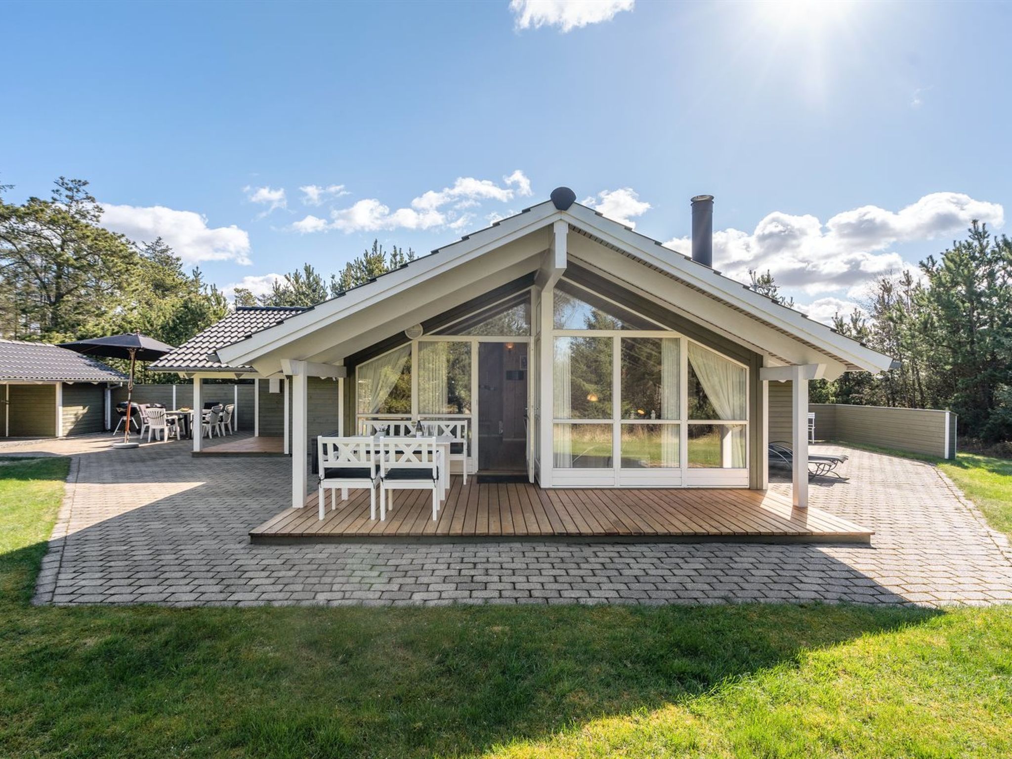 "Saana" - 700m from the sea-Dehors