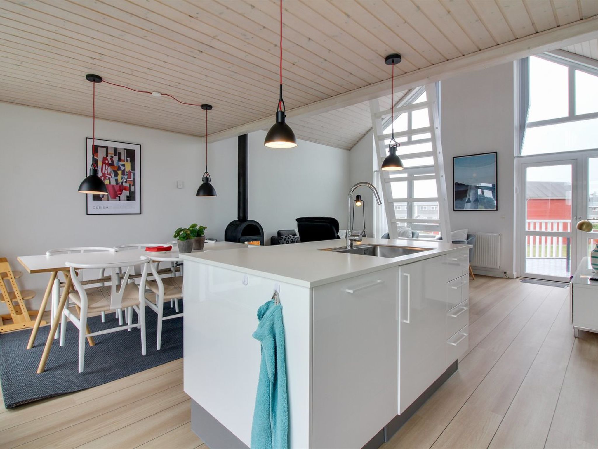"Adna" - 700m from the sea - Binnen