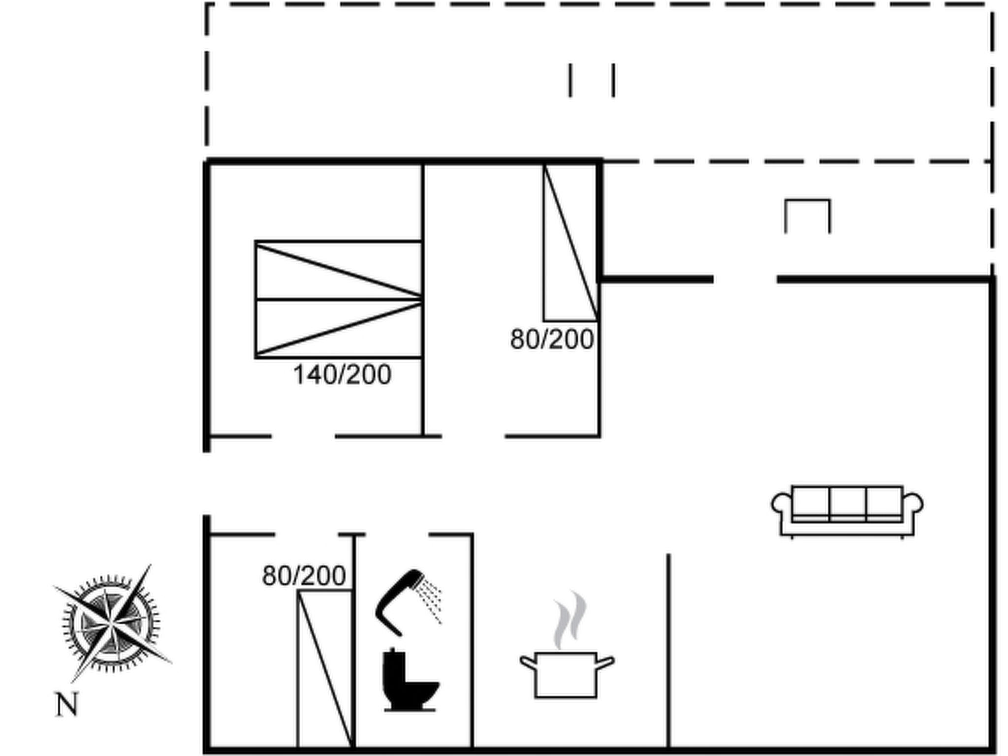 "Haklang" - 200m from the sea - Inside