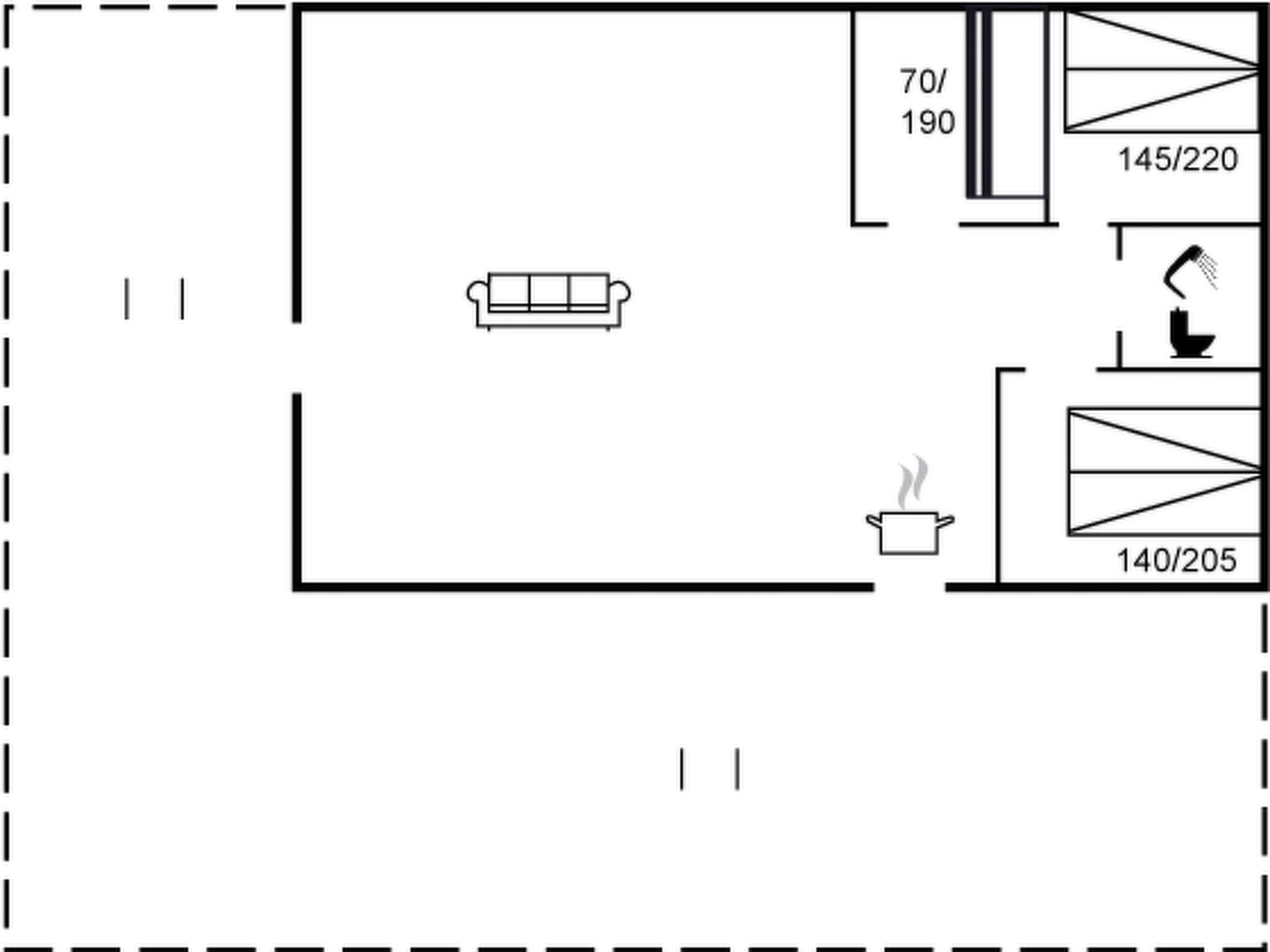 "Sande" - 450m from the sea-Inside