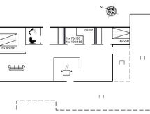Vakantiehuis Ilmari in Pandrup, op 190 meter van de zee - thumbnail 2
