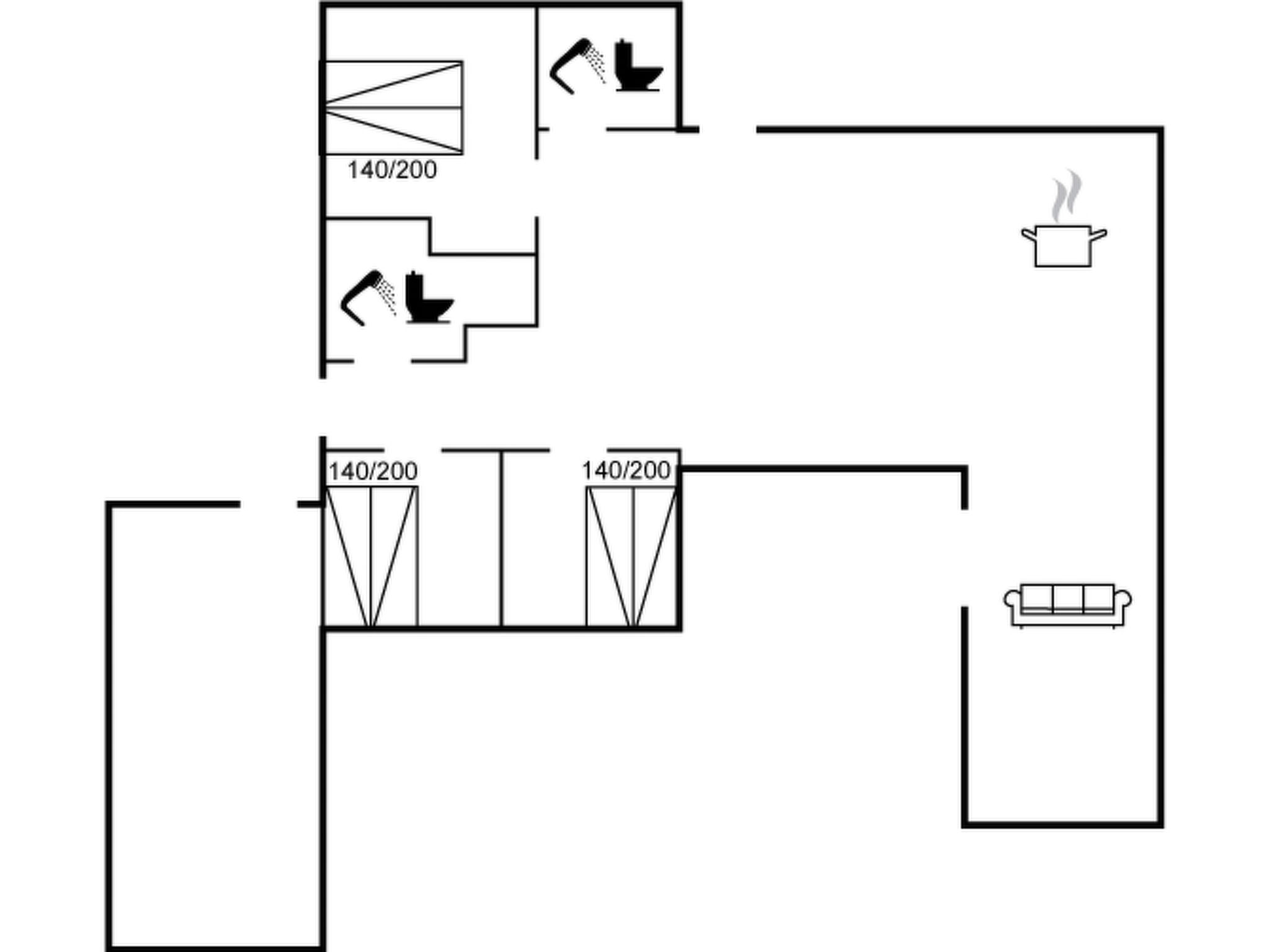"Kiina" - 100m from the sea-Inside