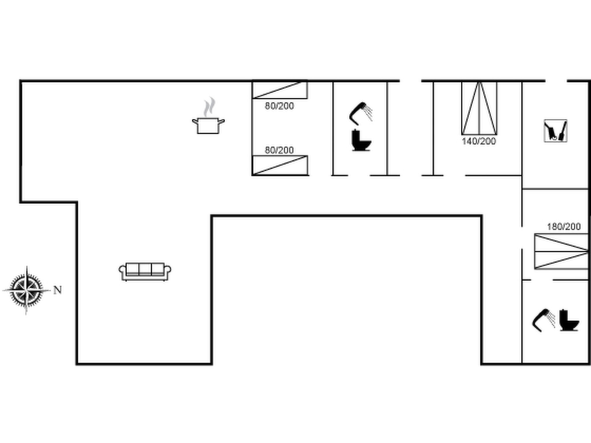 "Henric" - 100m from the sea - Inside