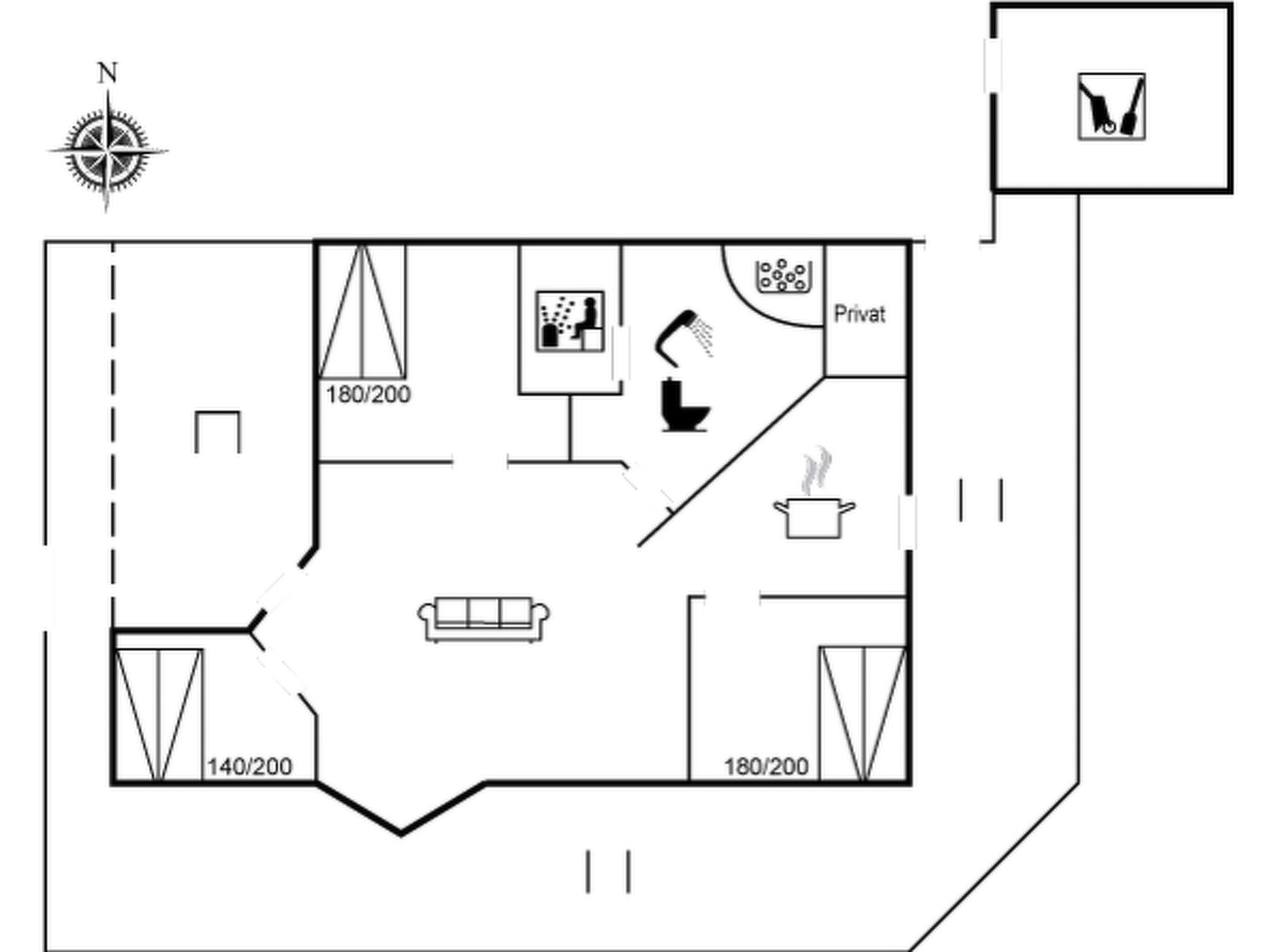 Maison "Barnet" - 2.2km from the sea – Plan, photo 21 sur 21