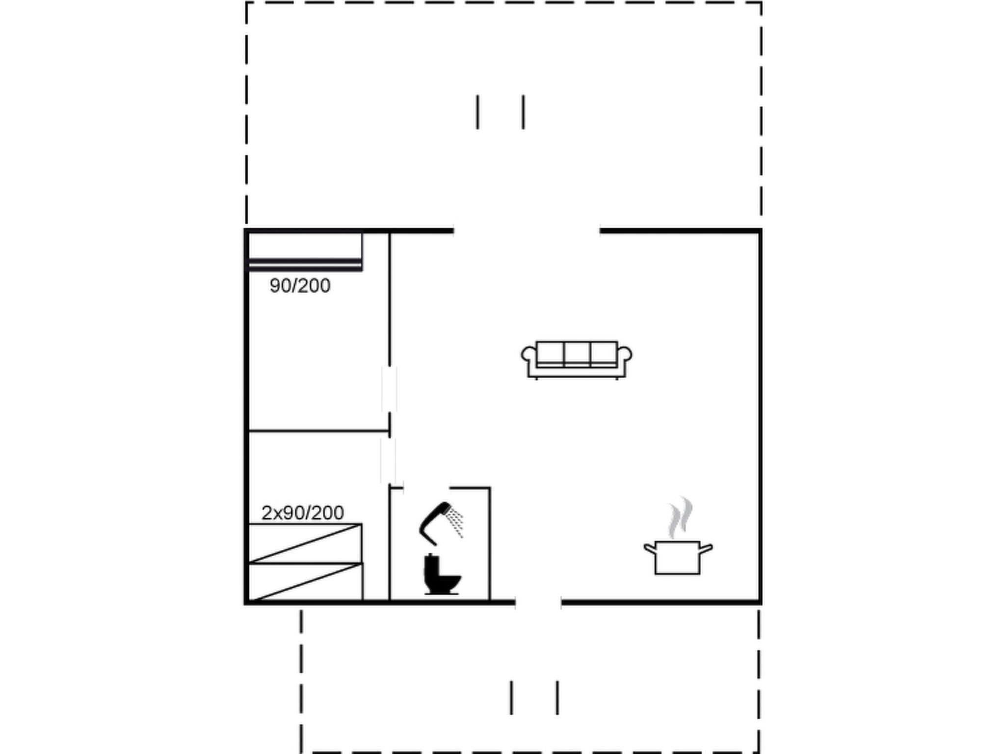 "Mintha" - 400m from the sea-Dedans