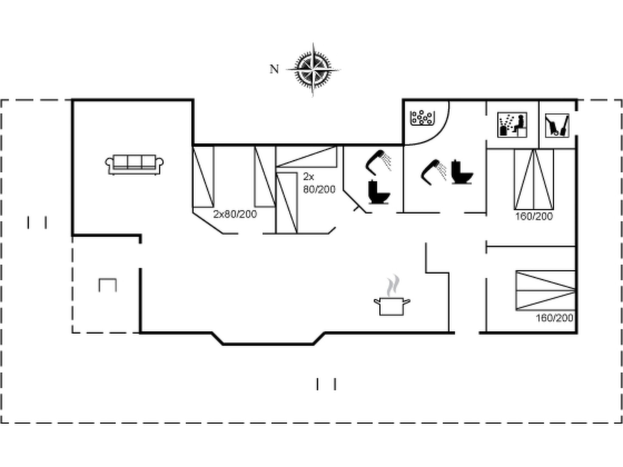 "Frerich" - 1.5km from the sea - Inside