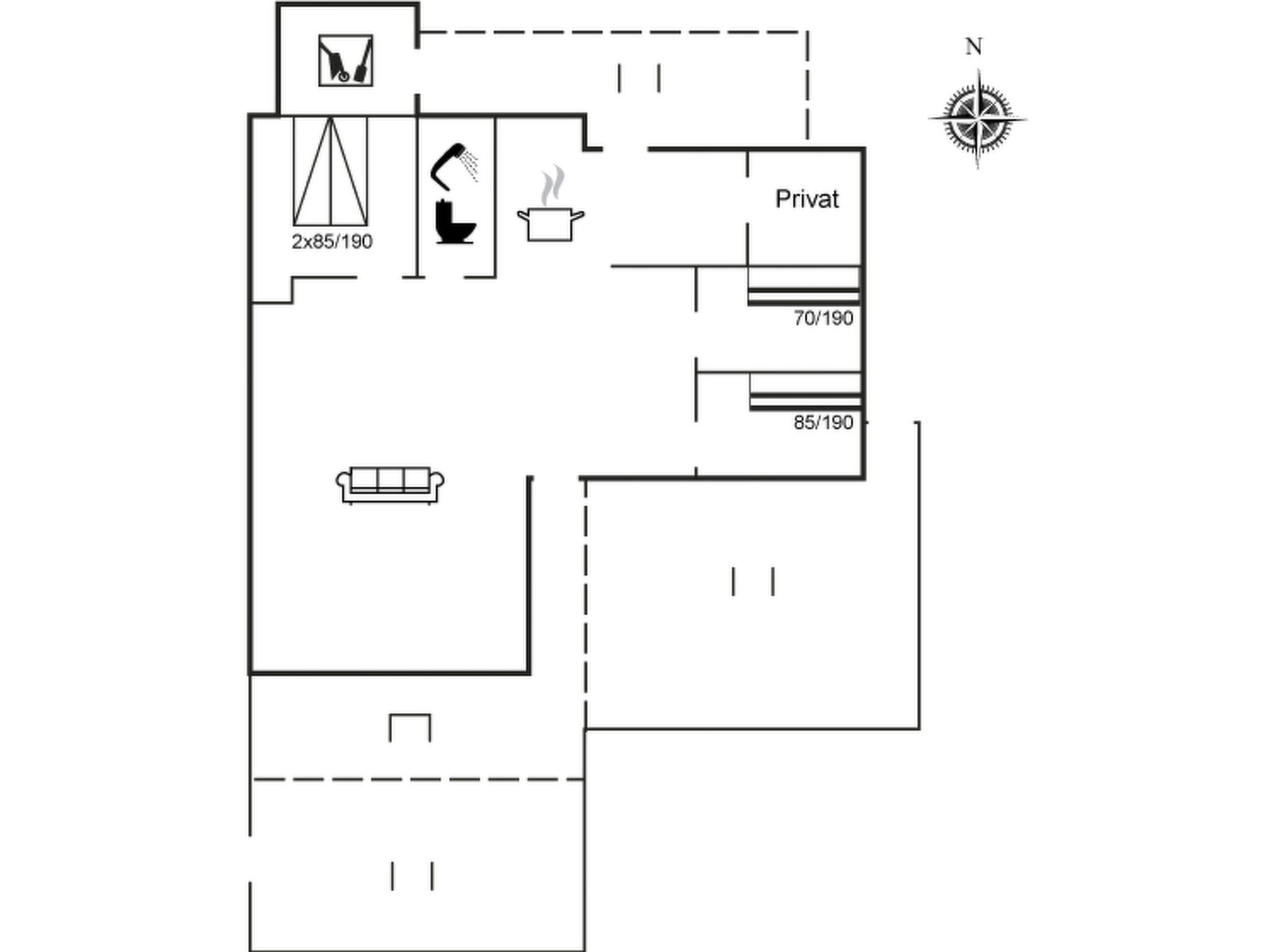 "Fransine" - 480m from the sea - Binnen