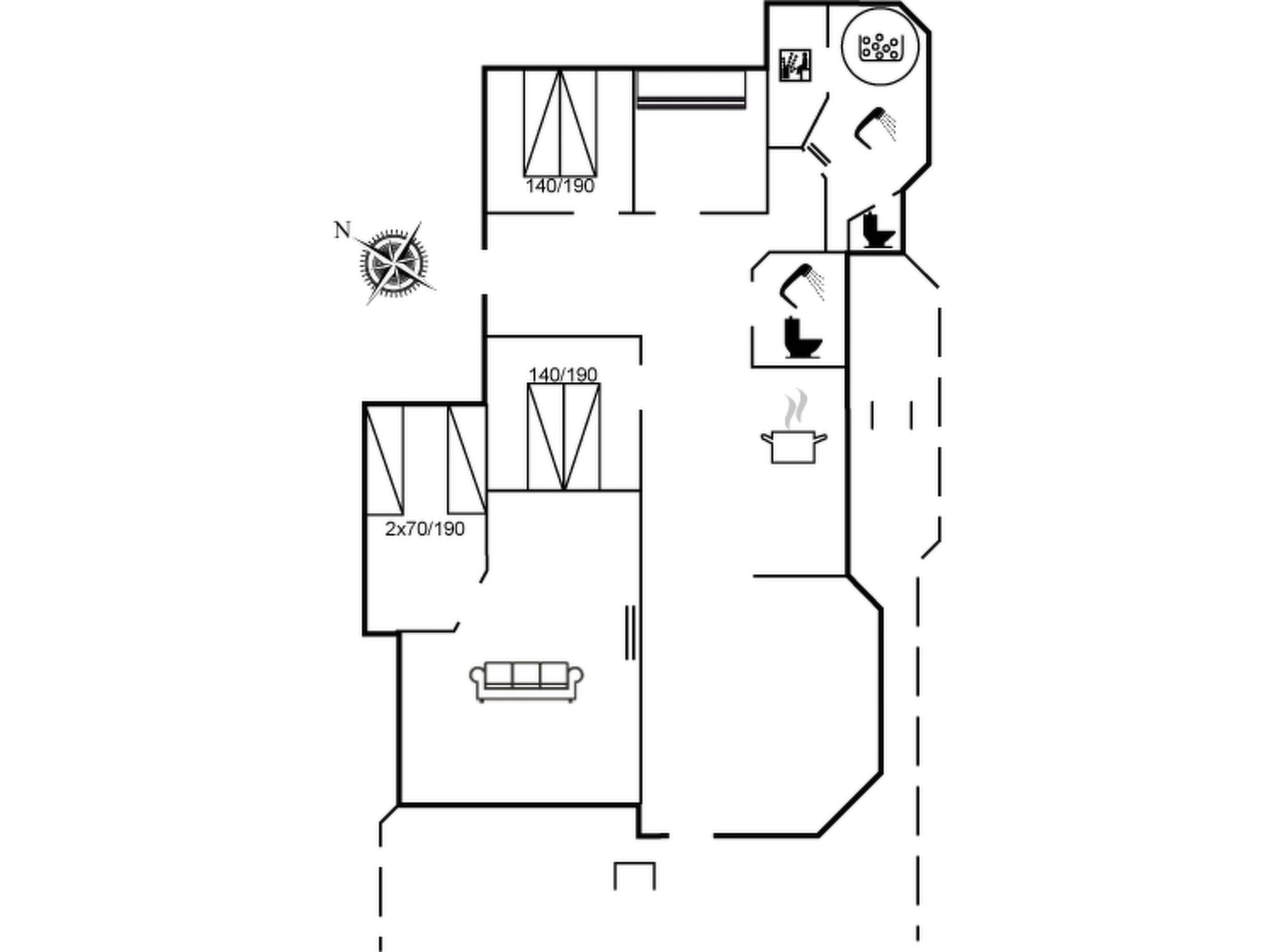 Maison "Unto" - 100m from the sea – Plan, photo 24 sur 24