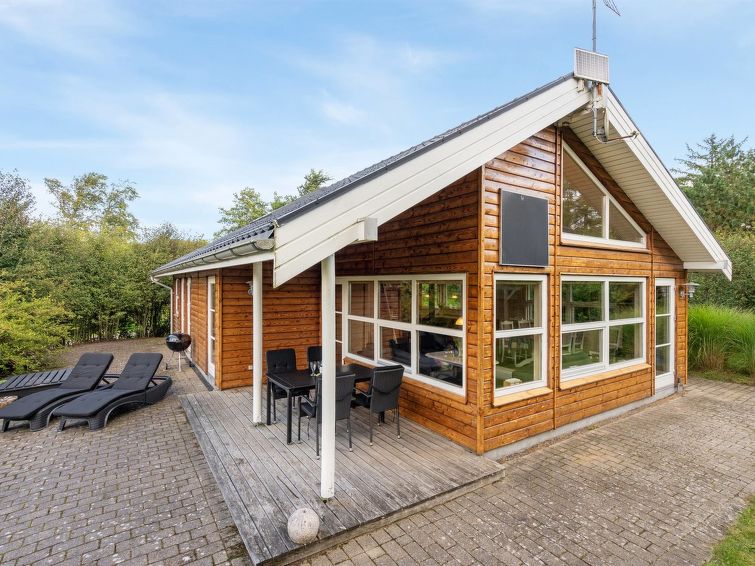 7-persoons vakantiehuis met open haard aan zee in Farsø in Farsø
