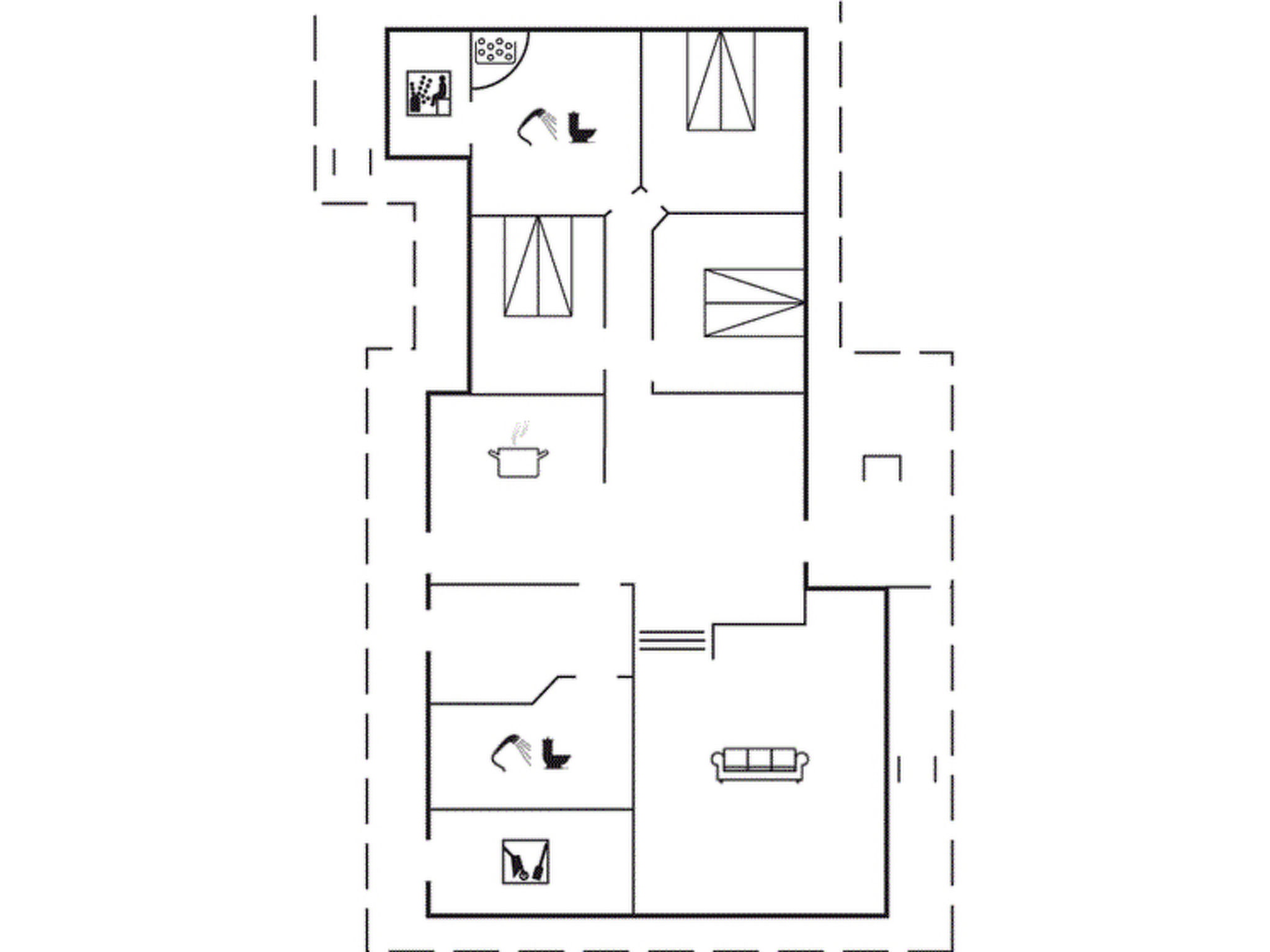 "Ung" - 150m from the sea-Inside