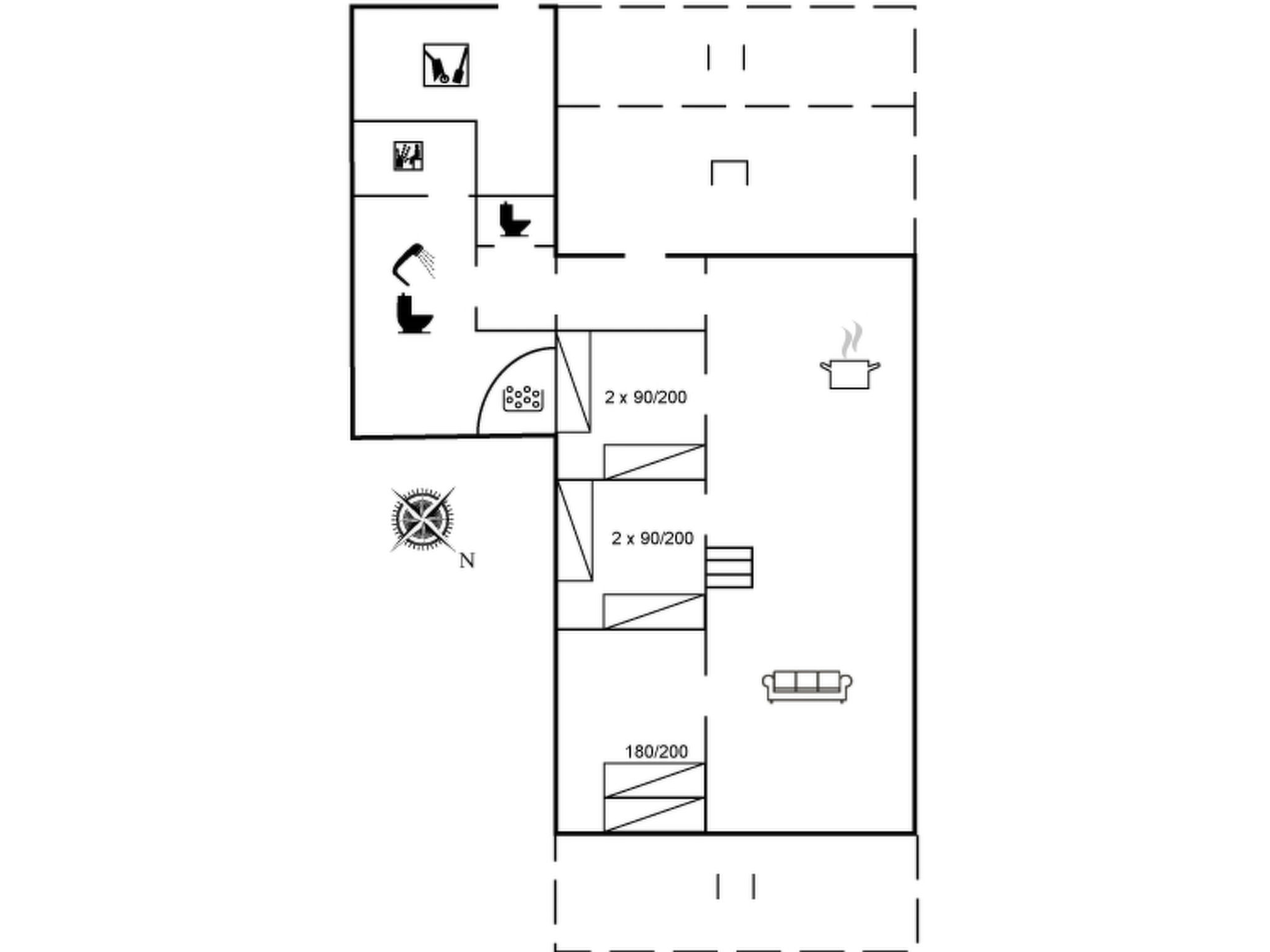 "Mirjami" - 95m from the sea-Binnen