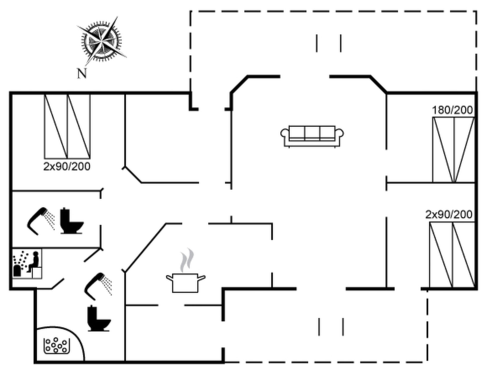 "Hauke" - 478m from the sea-Drinnen