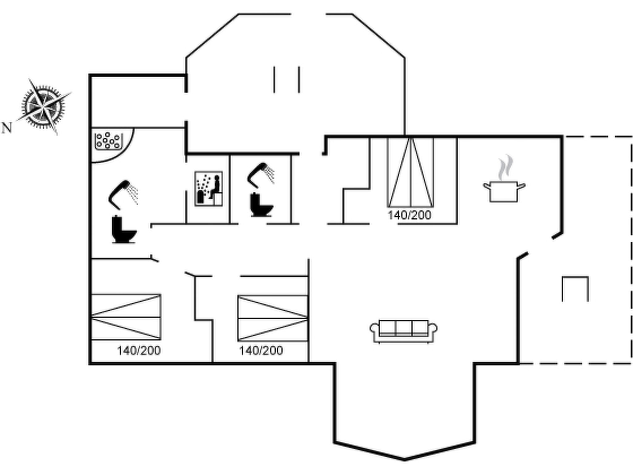 "Tjarko" - 100m from the sea - Inside