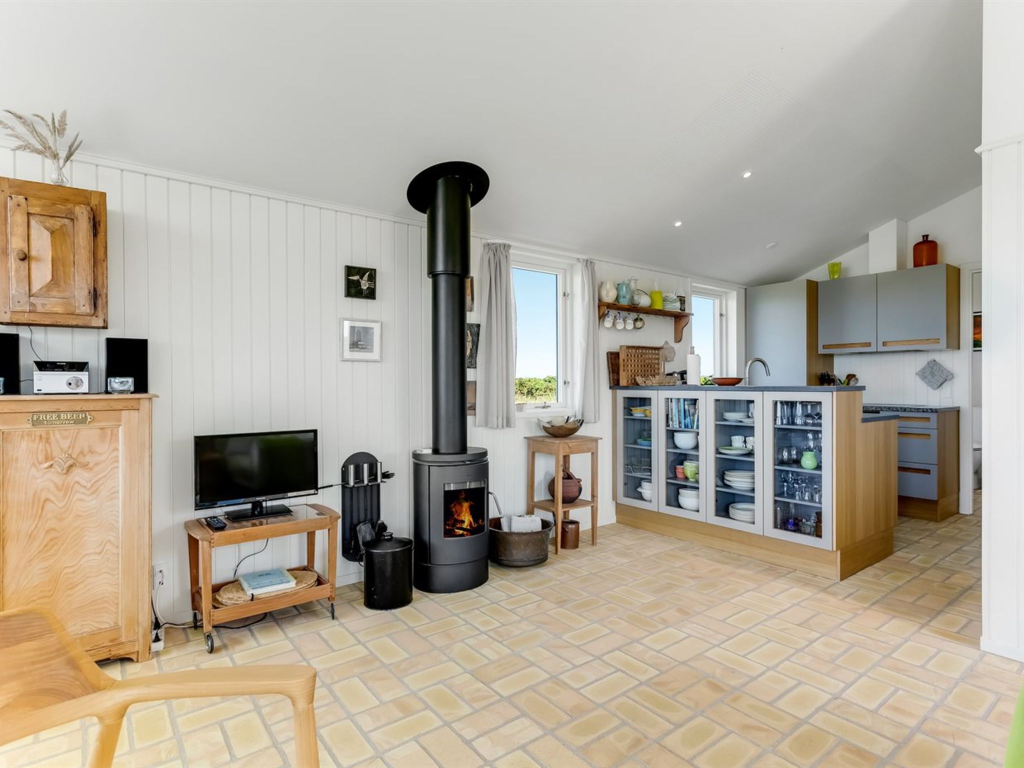 Vakantiehuis aan zee in Hjørring met zeezicht en open haard · 3 pers. - foto 10