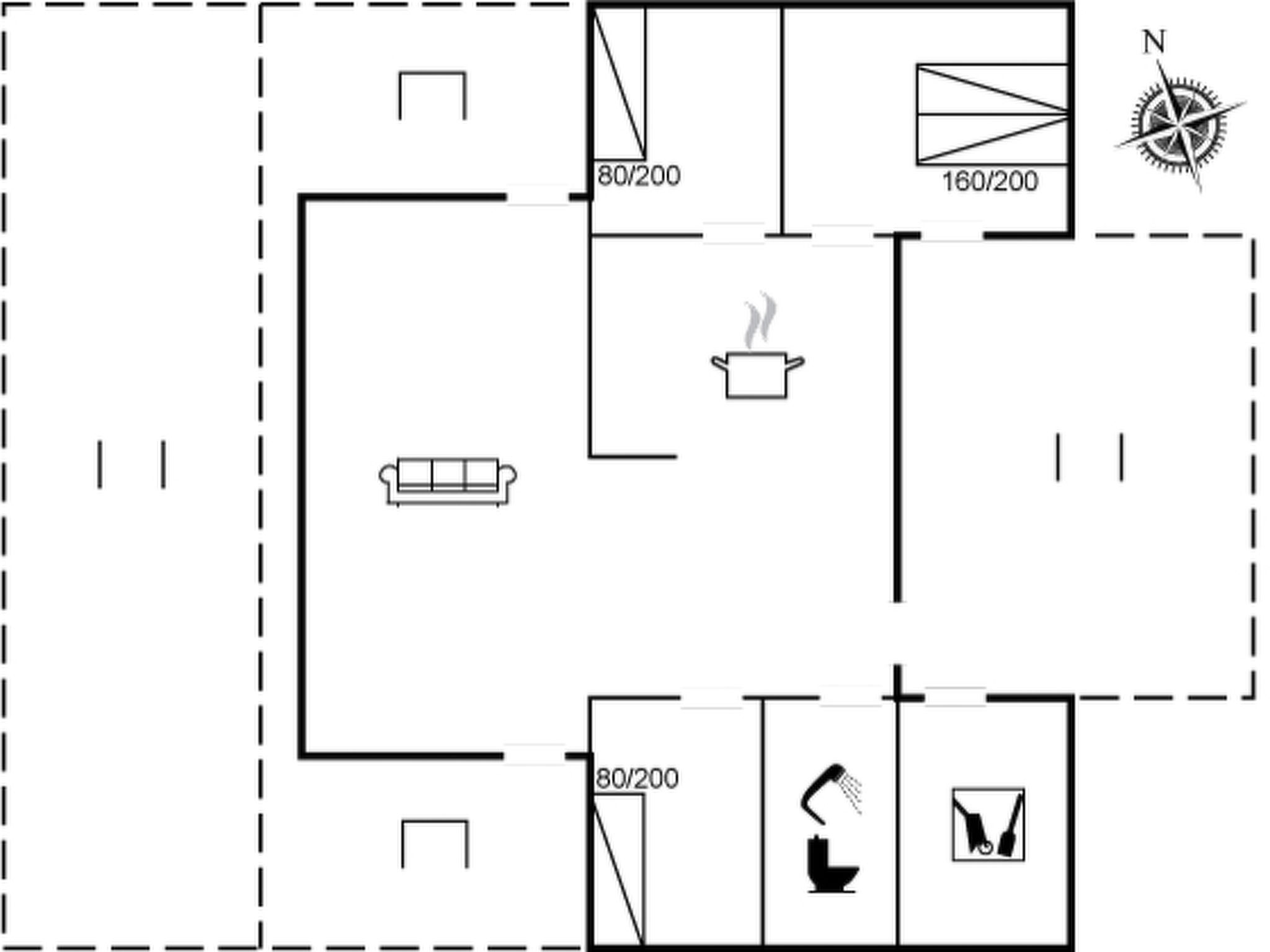 Maison "Erblin" - 150m from the sea – Plan, photo 28 sur 28