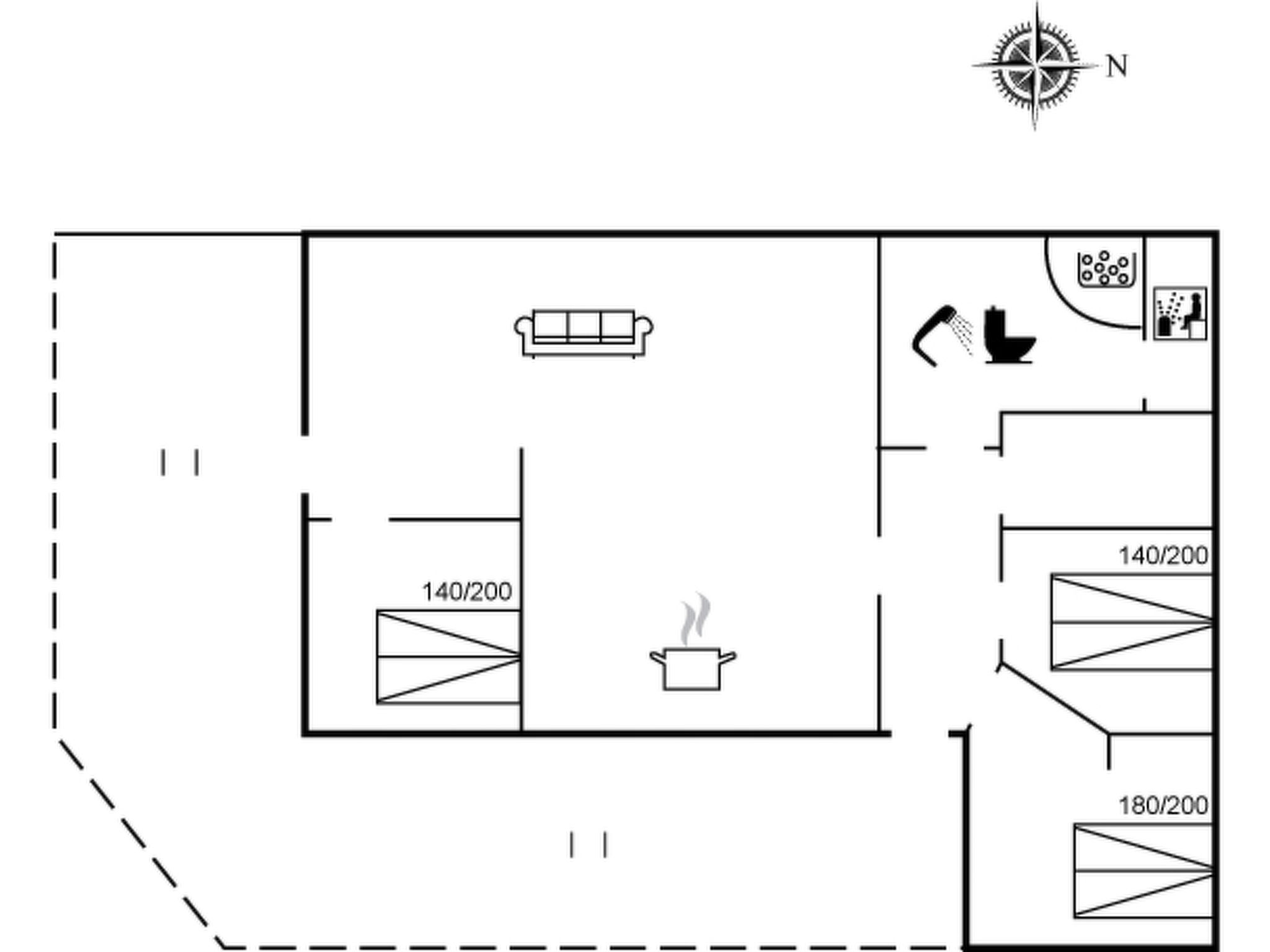 "Vili" - 441m from the sea