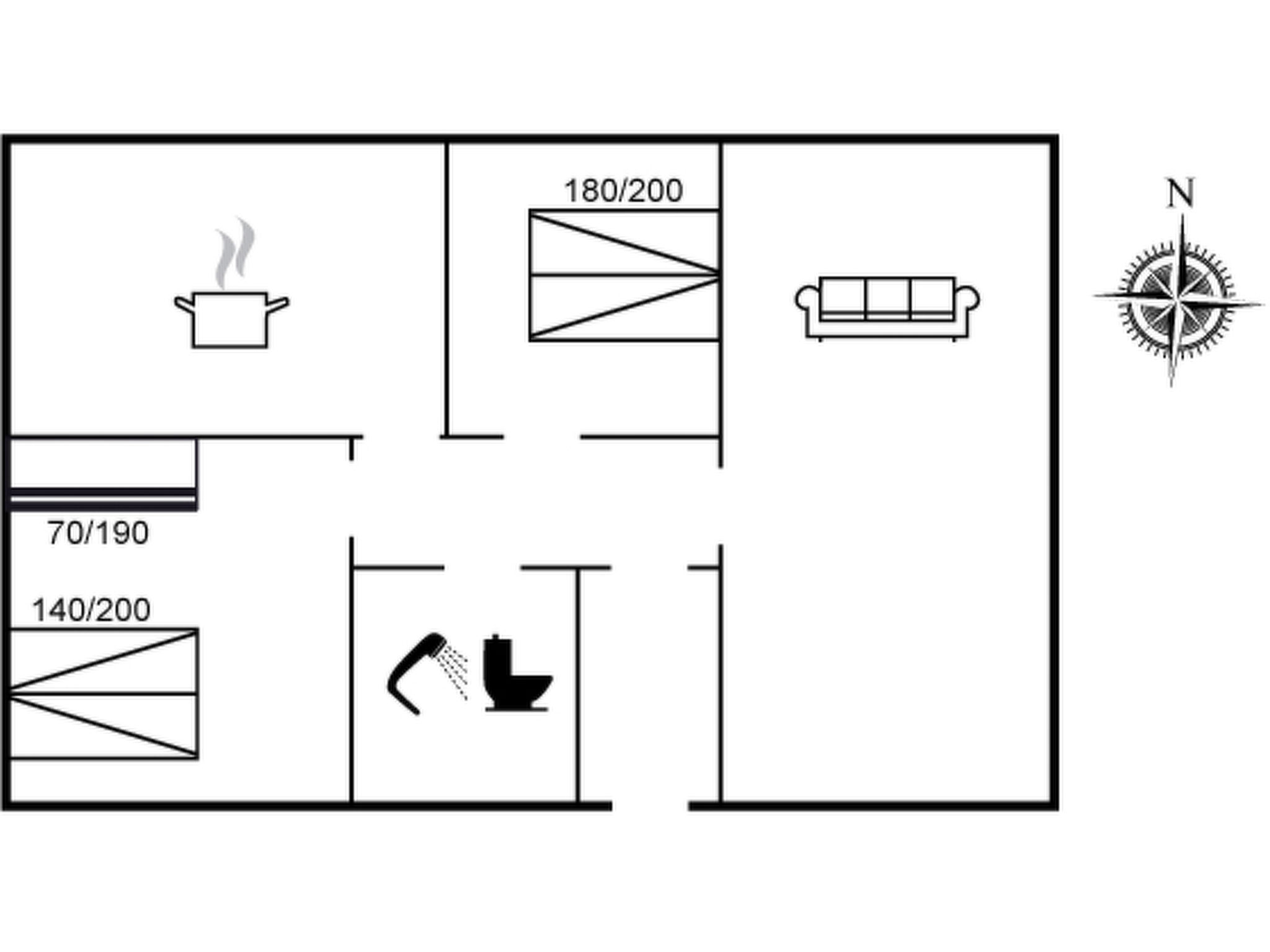 "France" - 5km from the sea-Binnen