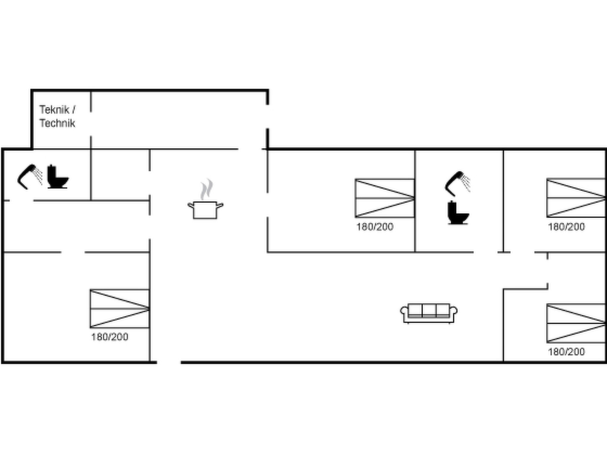"Ilsebeth" - 400m from the sea - Inside