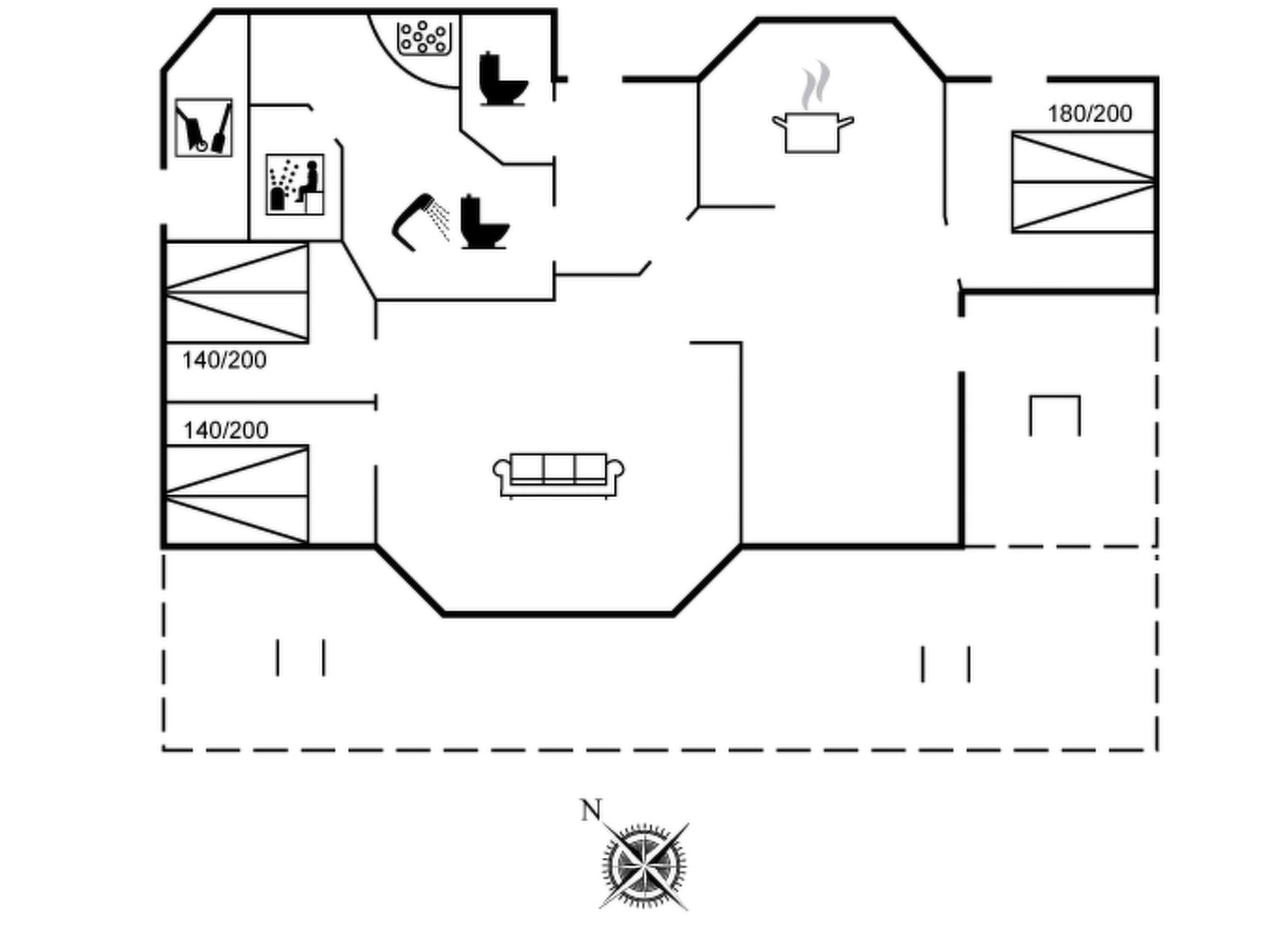 "Friederike" - 300m from the sea-Binnen