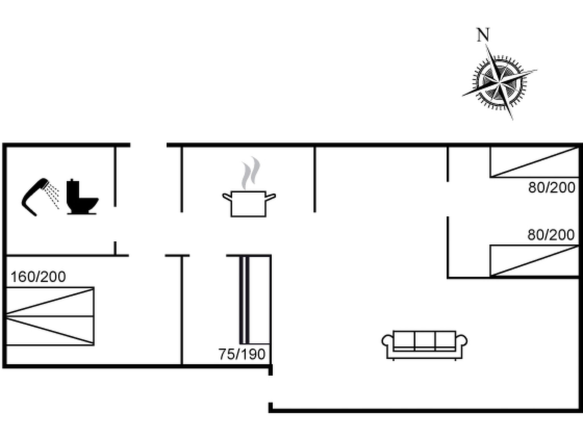 "Ally" - 250m from the sea-Inside