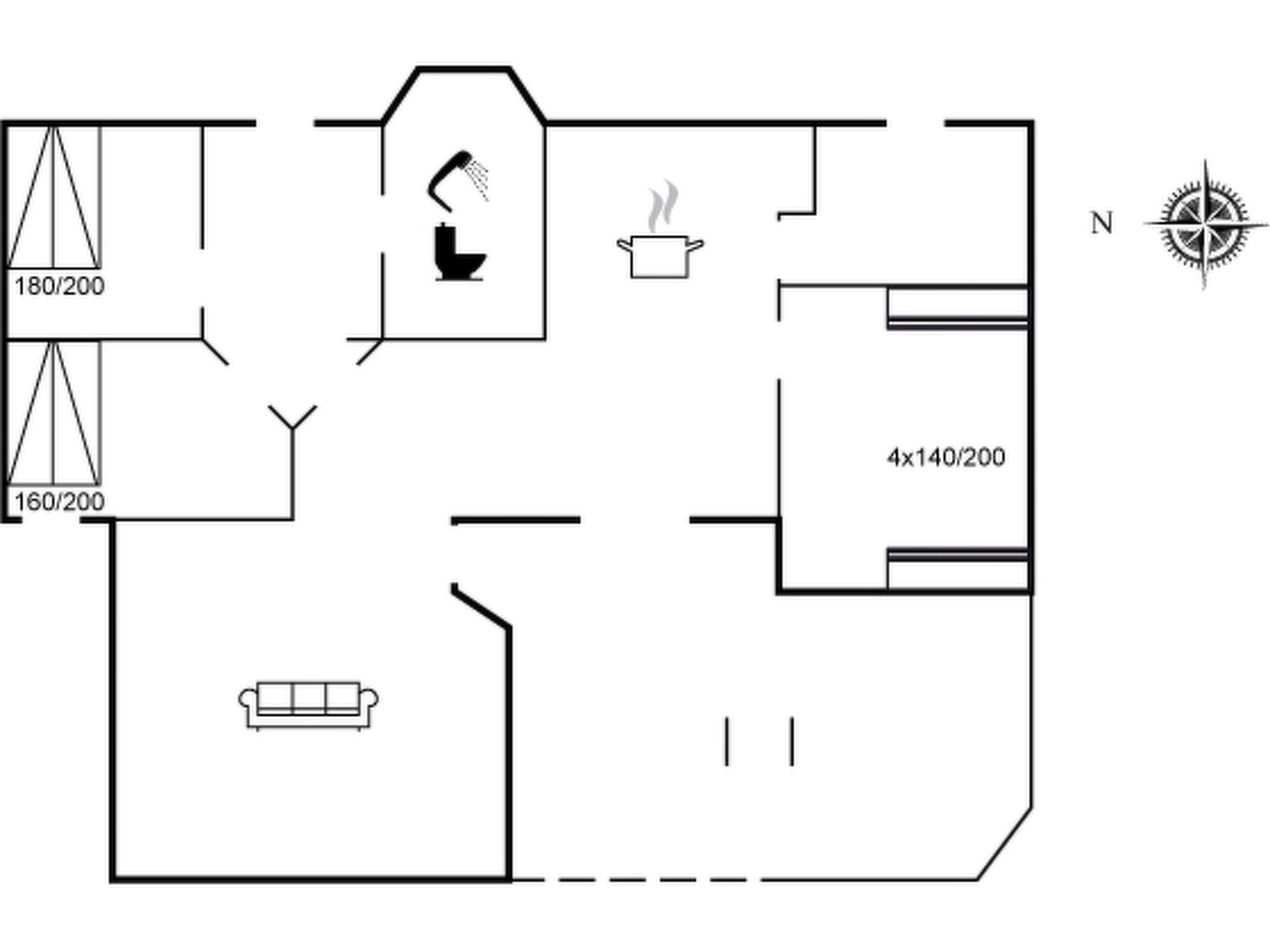 "Jensen" - 650m from the sea-Binnen