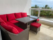 Strandappartement in Juan Dolio met zwembad, jacuzzi en zeezicht - thumbnail 6
