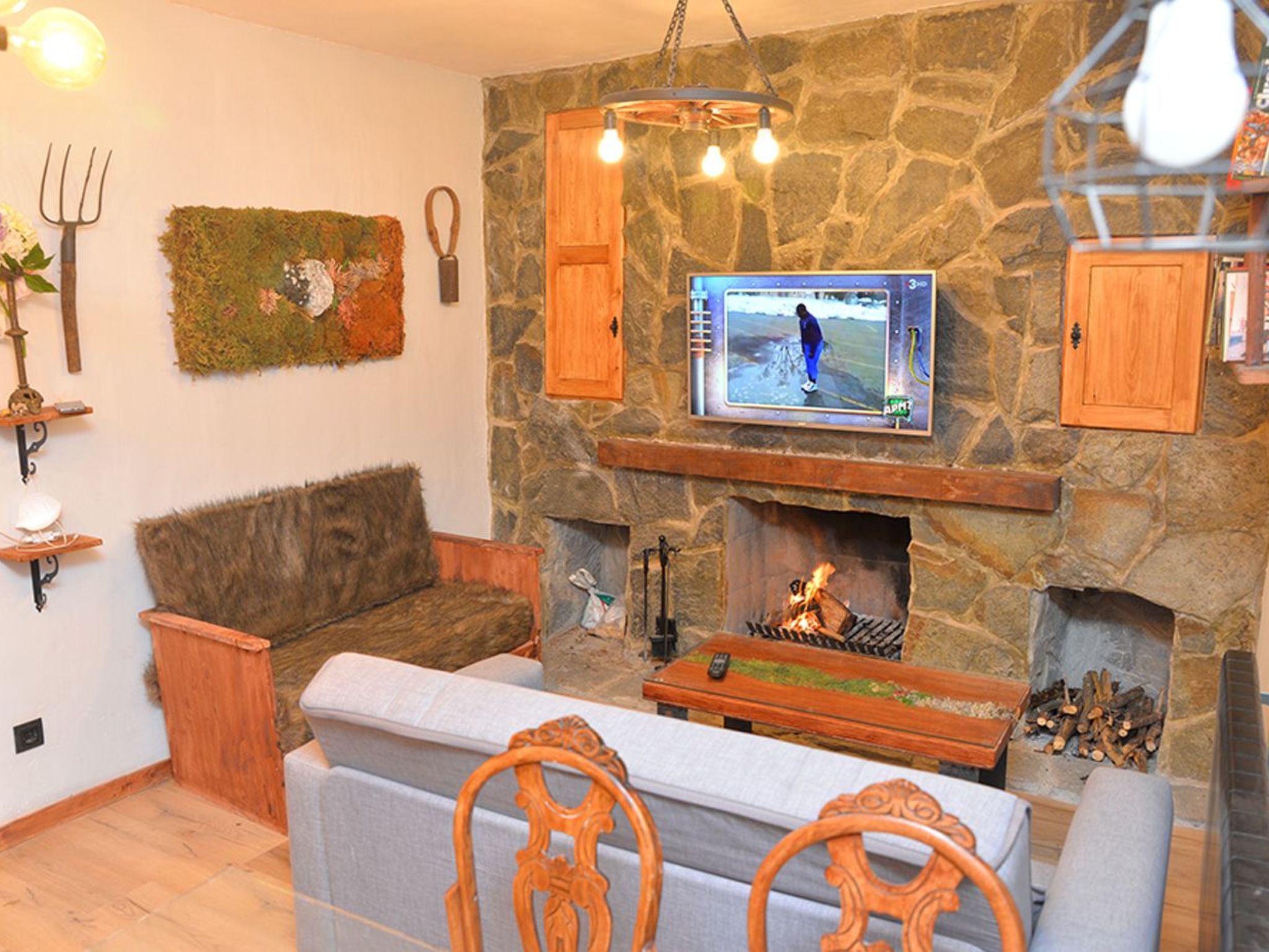 Angepasste rustikale Wohnung für 4 Personen Pobla de Lillet