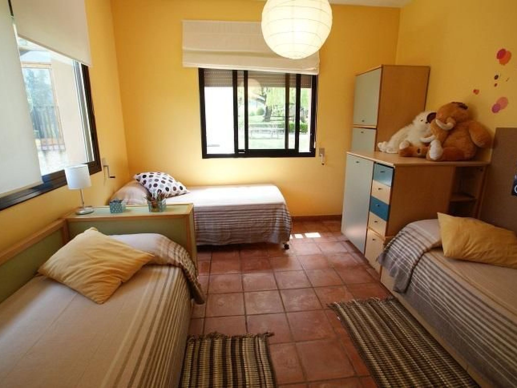 Kleiner Bungalow mit zwei Schlafzimmern.-Inside