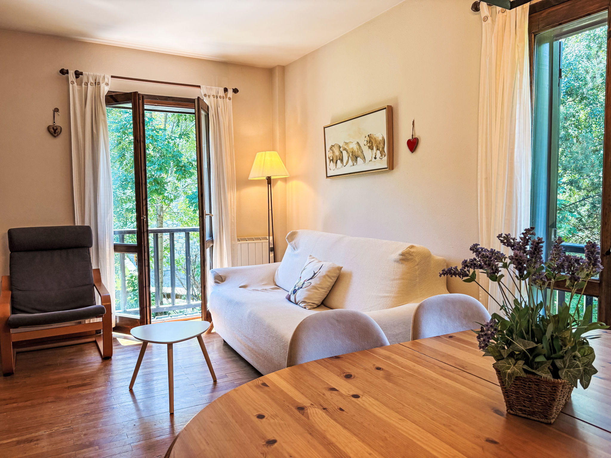 Geräumige Wohnung mit Garten und Schwimmbad Herbasabina 5 Vall de Boí - Binnen