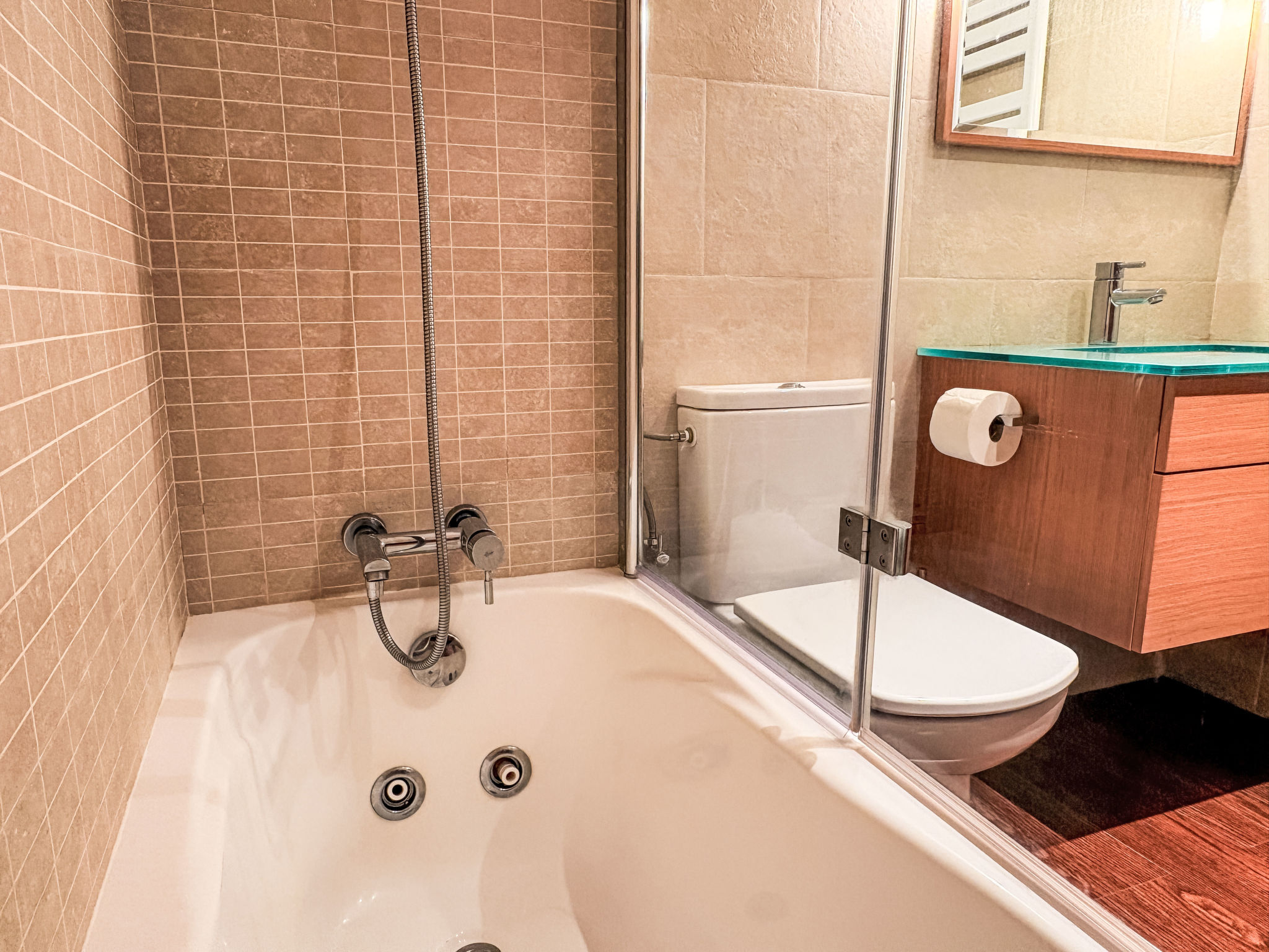 Geräumige Wohnung mit Garten und Schwimmbad Herbasabina 5 Vall de Boí - Binnen