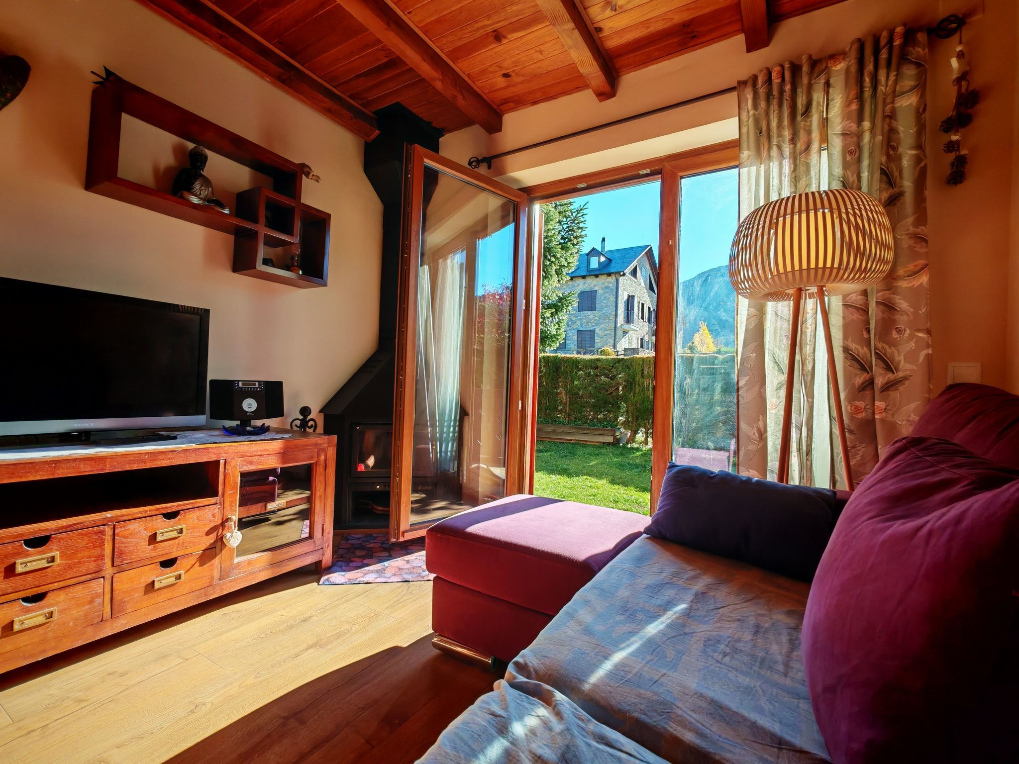 Wohnung mit privatem Garten und gemütlichem Puig Falcó 2 Vall de Boí-Binnen