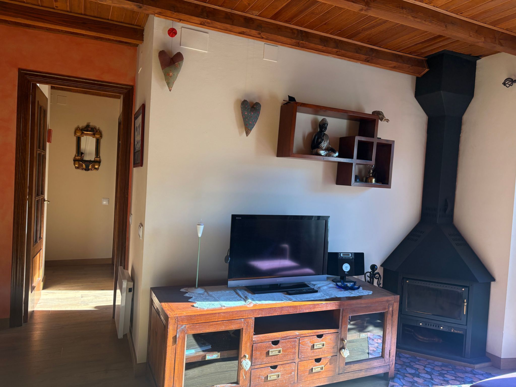 Wohnung mit privatem Garten und gemütlichem Puig Falcó 2 Vall de Boí-Binnen