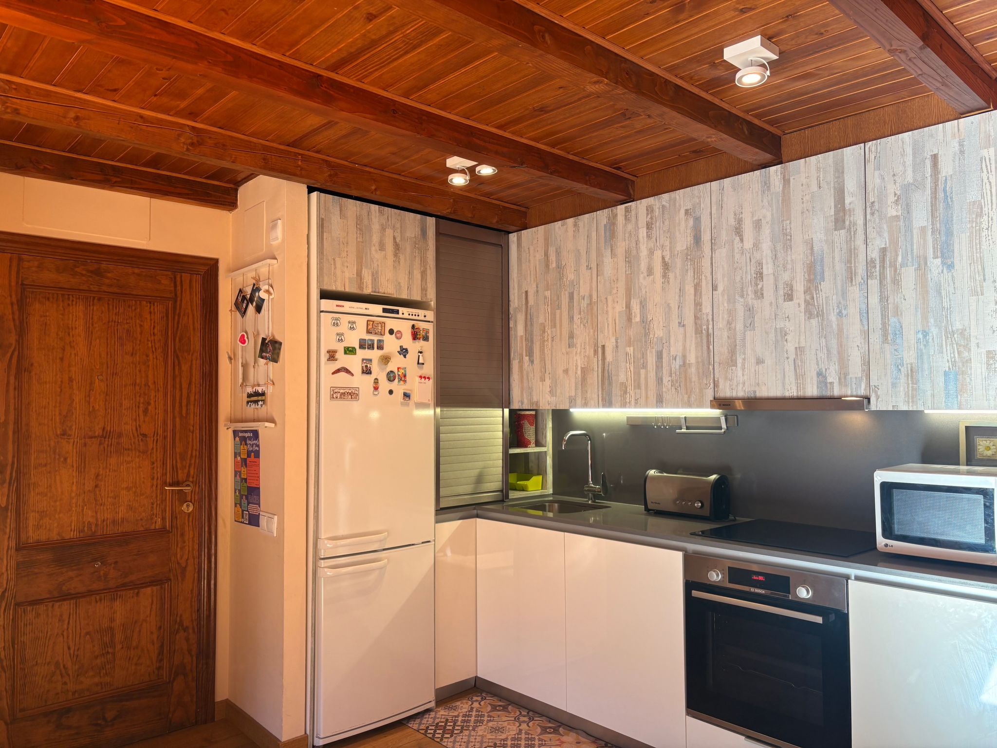 Wohnung mit privatem Garten und gemütlichem Puig Falcó 2 Vall de Boí-Binnen